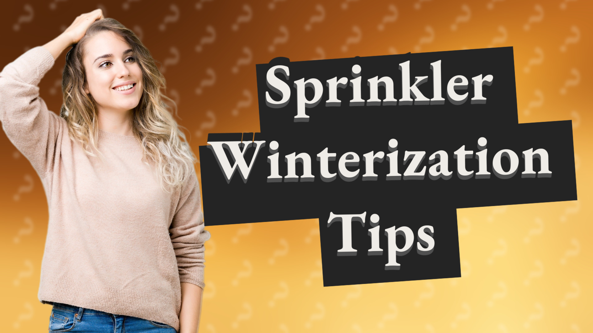 Sprinkler Winterization Tips