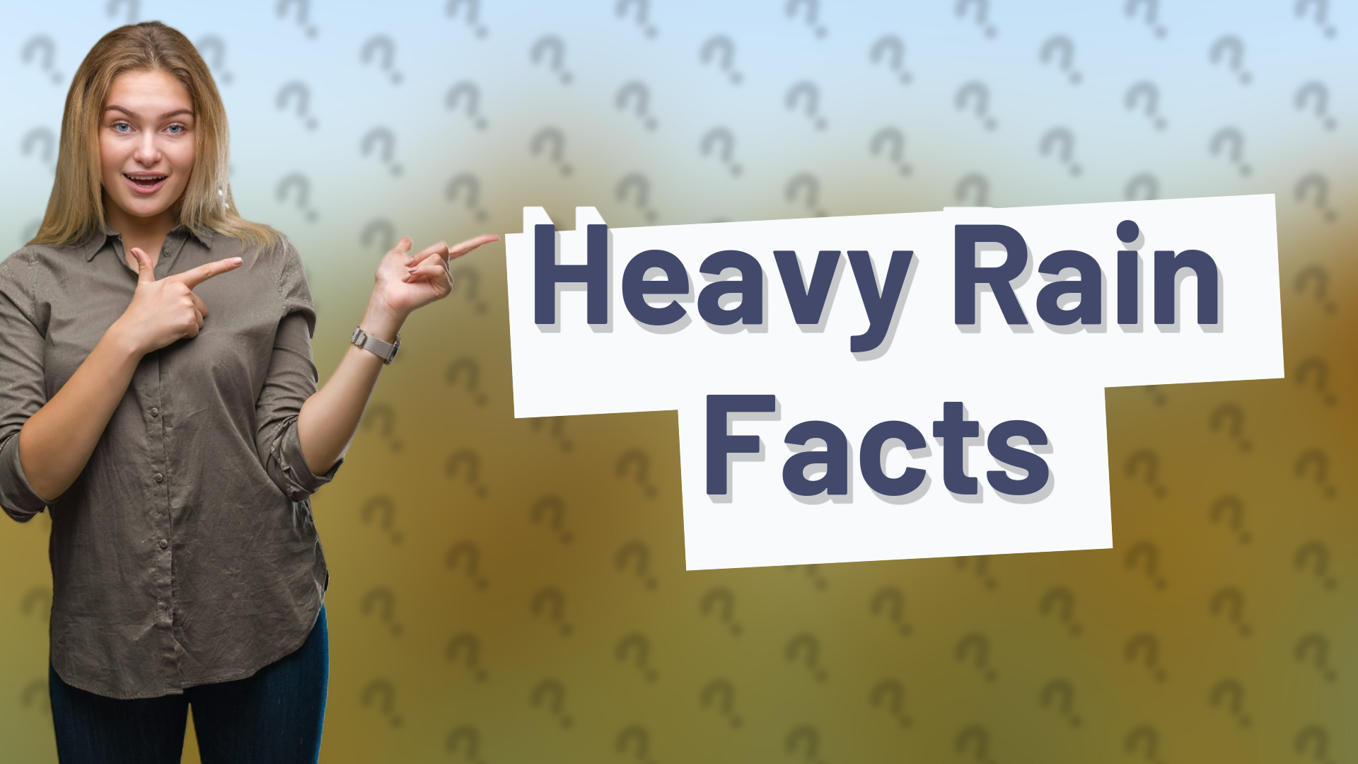 Heavy Rain Facts