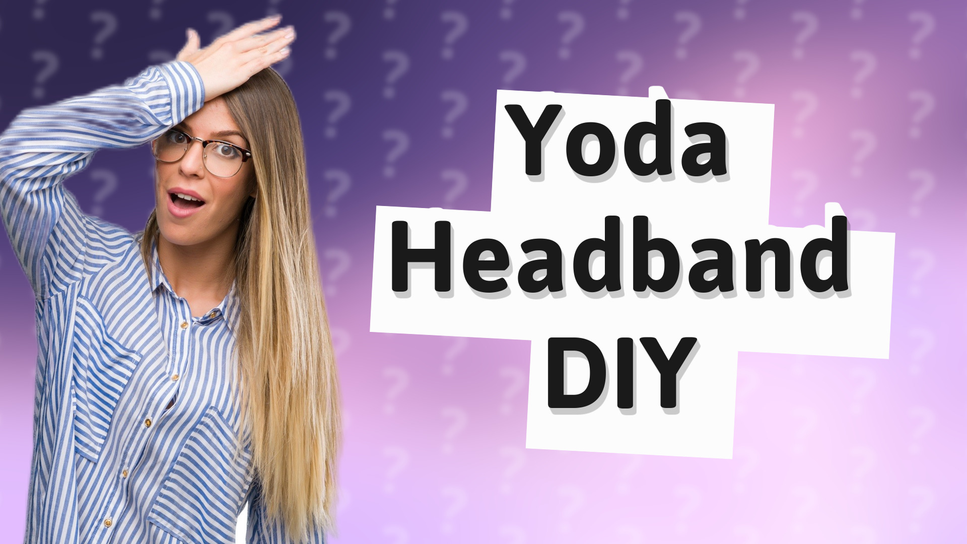 Yoda Headband DIY