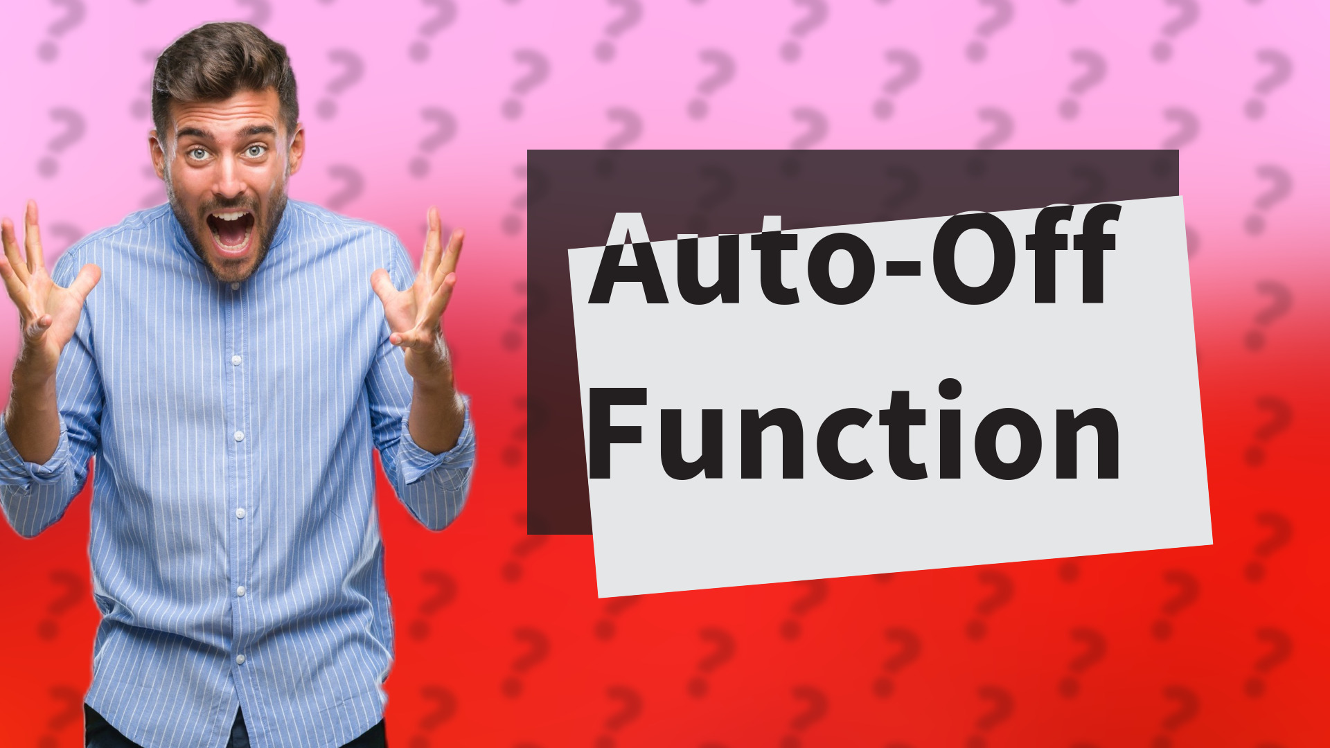Auto-Off Function