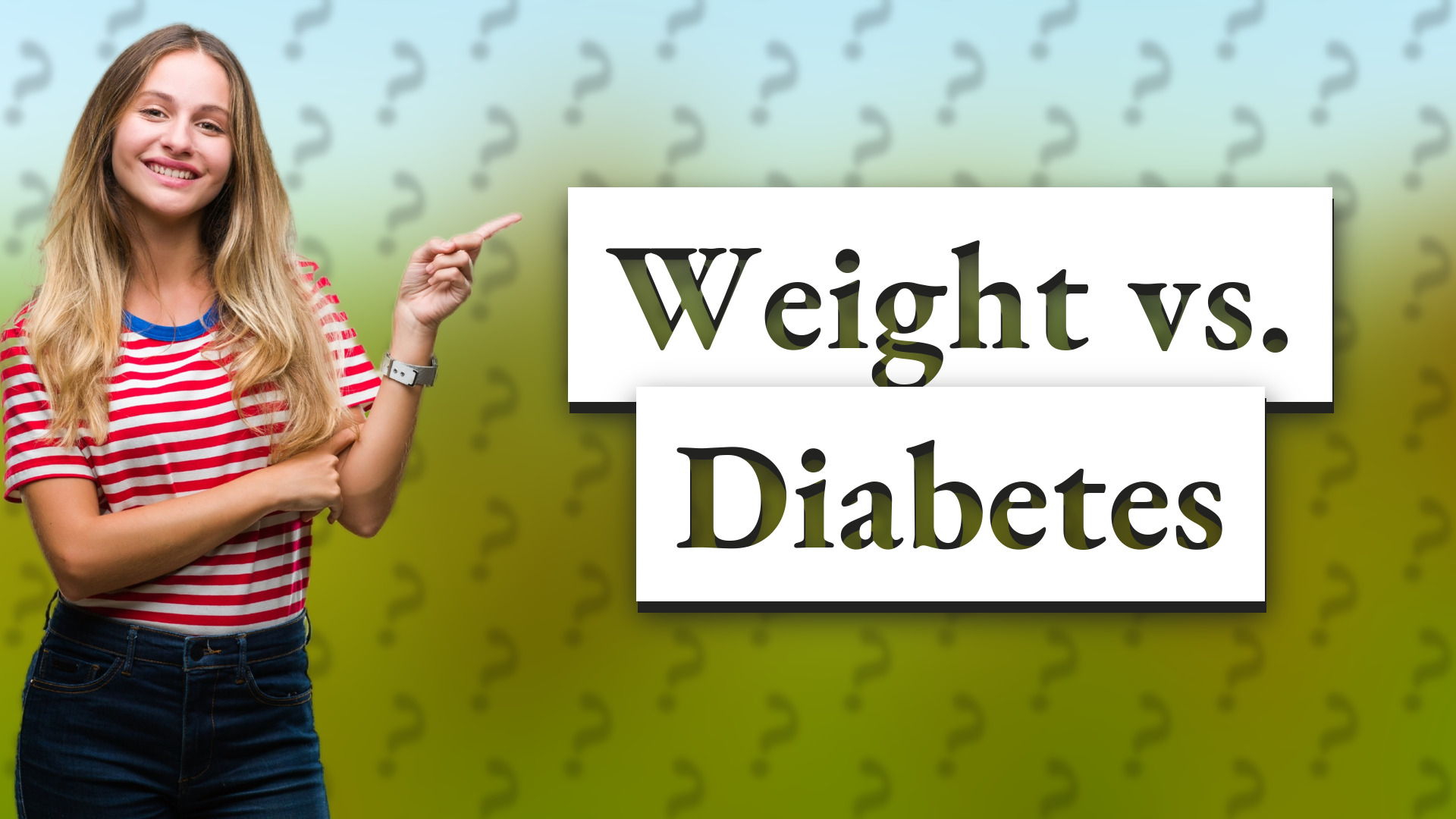 Weight vs. Diabetes