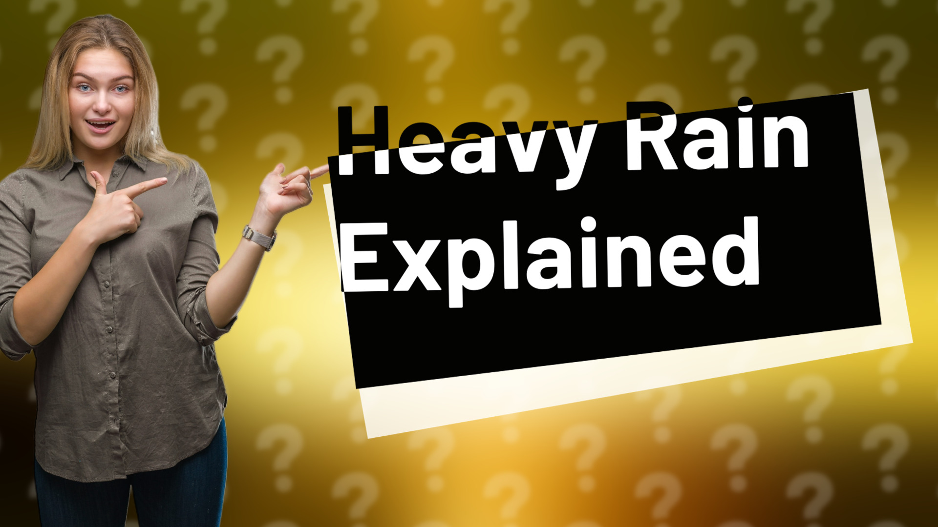 Heavy Rain Explained