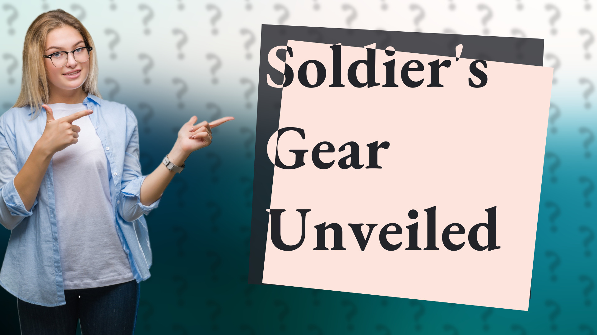 Soldier's Gear Unveiled