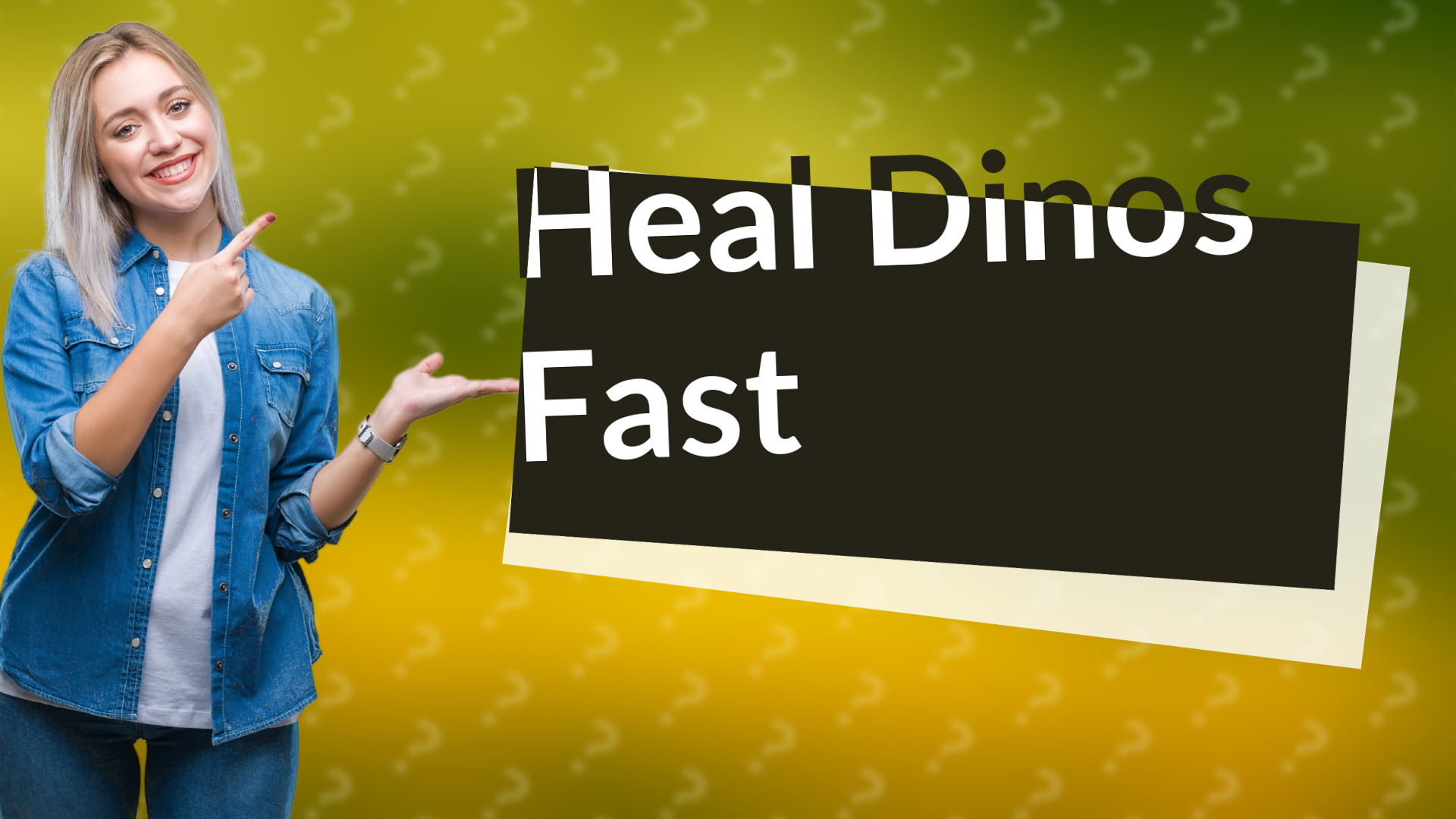 Heal Dinos Fast