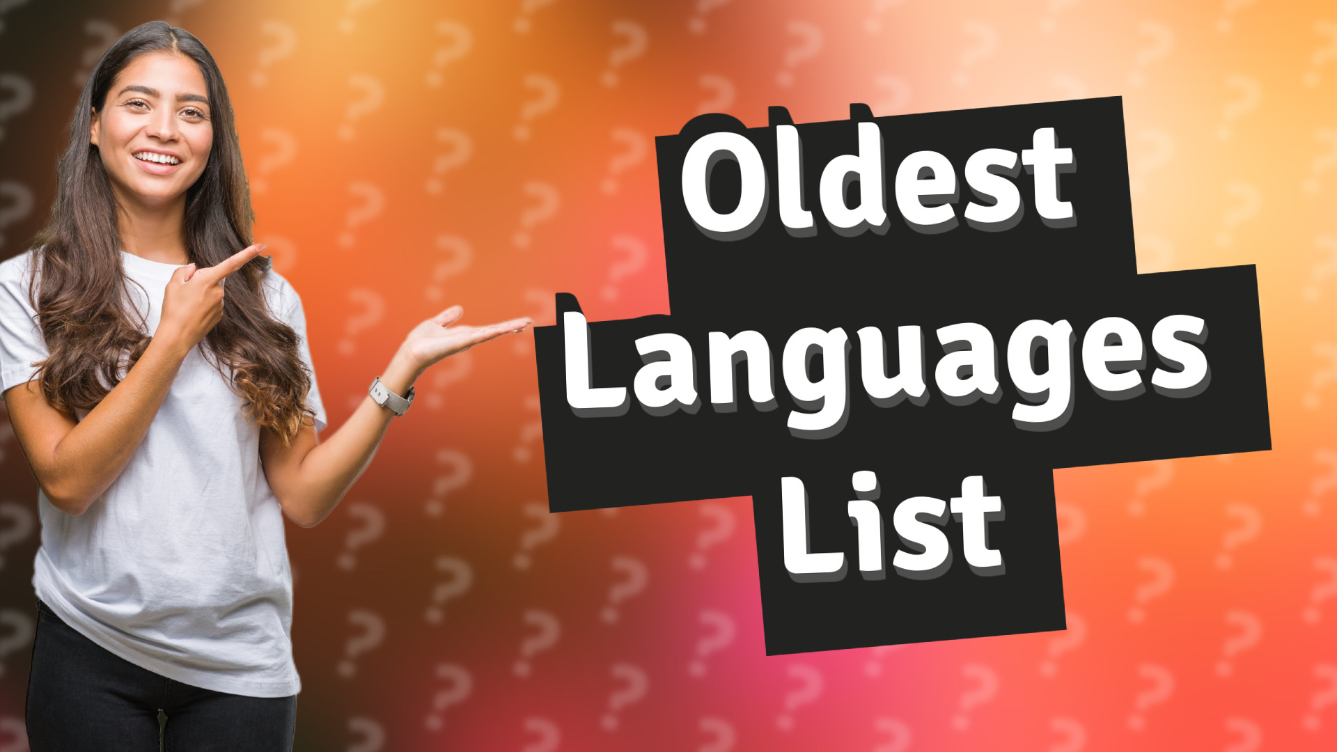 Oldest Languages List