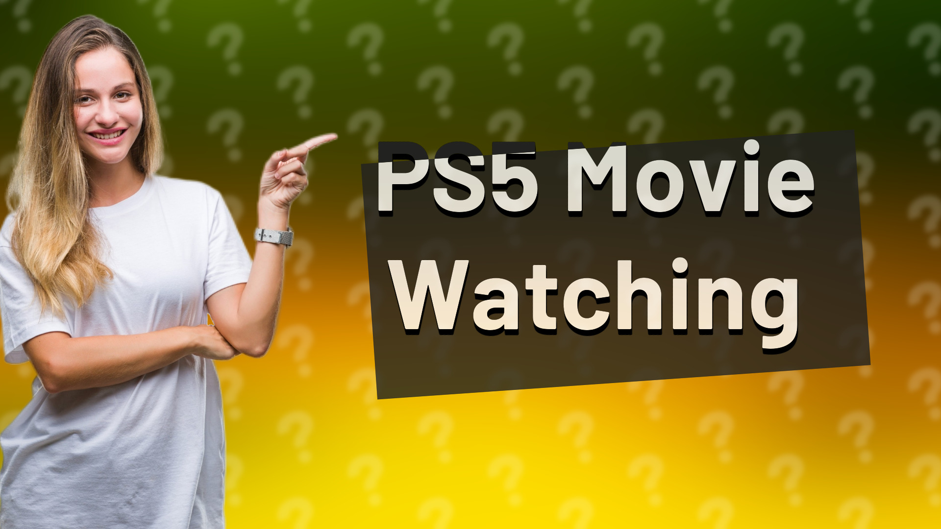 PS5 Movie Watching