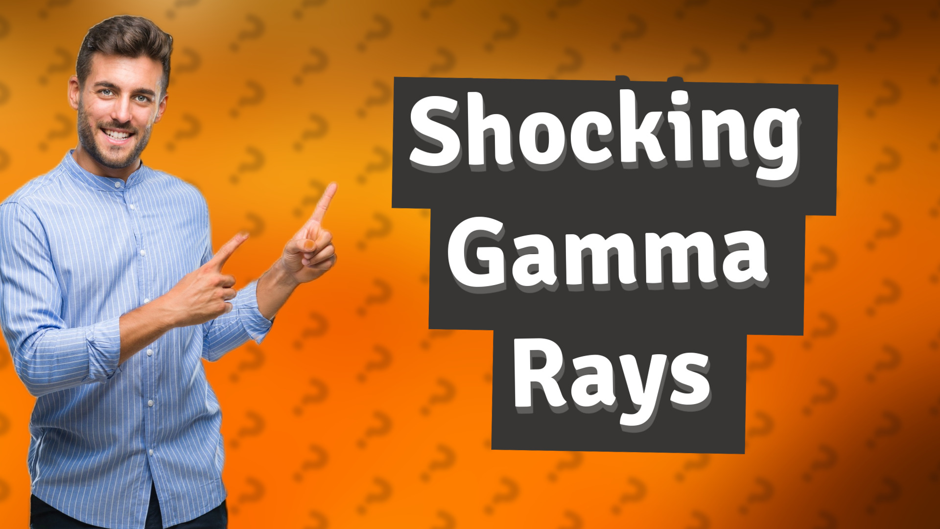 Shocking Gamma Rays