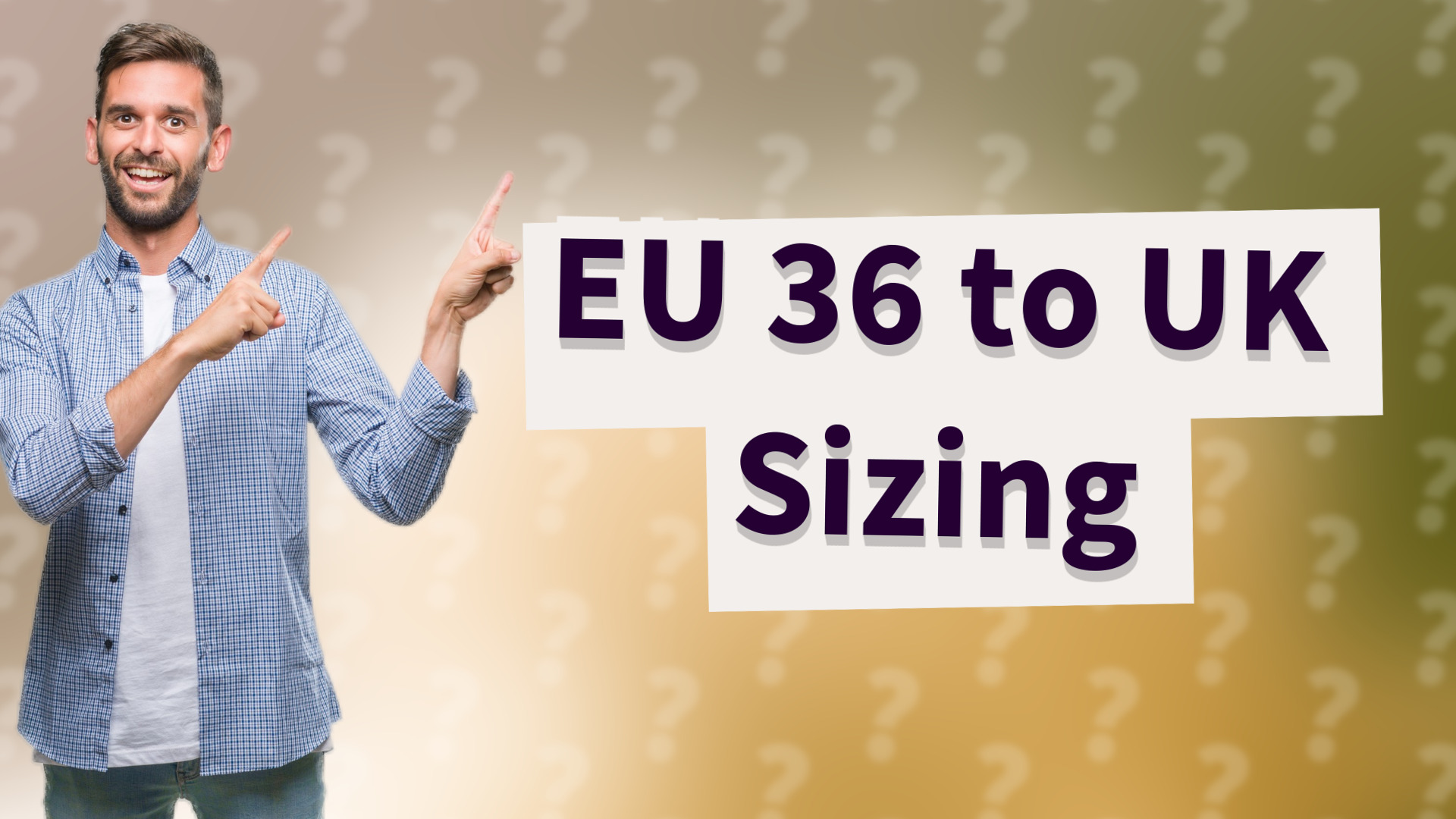 EU 36 to UK Sizing