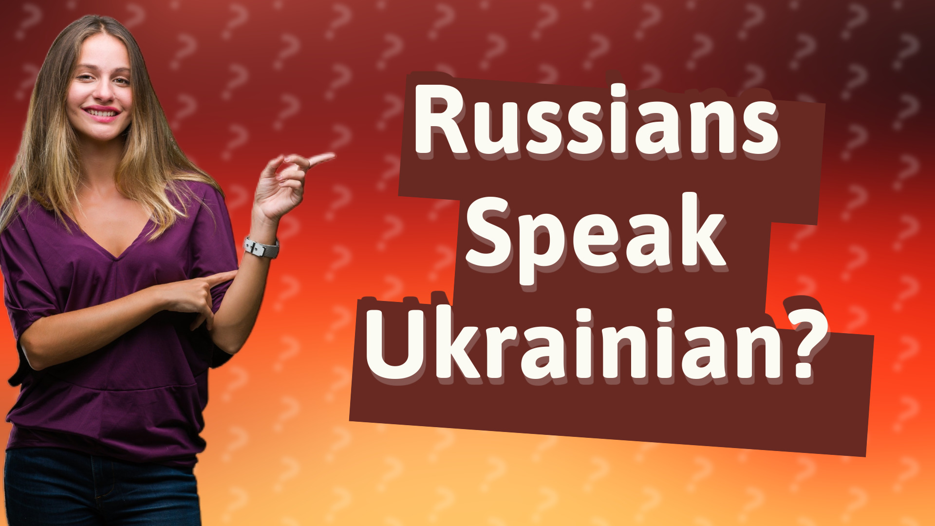 Russians Speak Ukrainian?