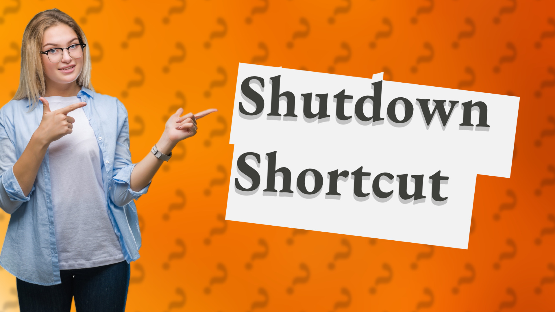 Shutdown Shortcut