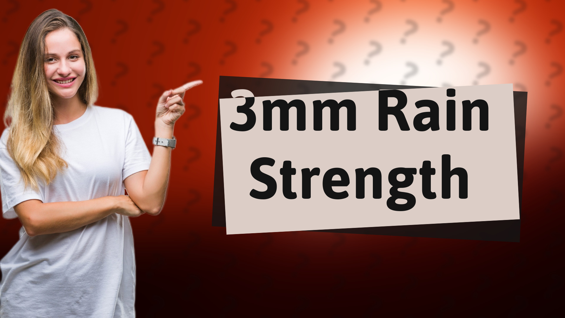 3mm Rain Strength