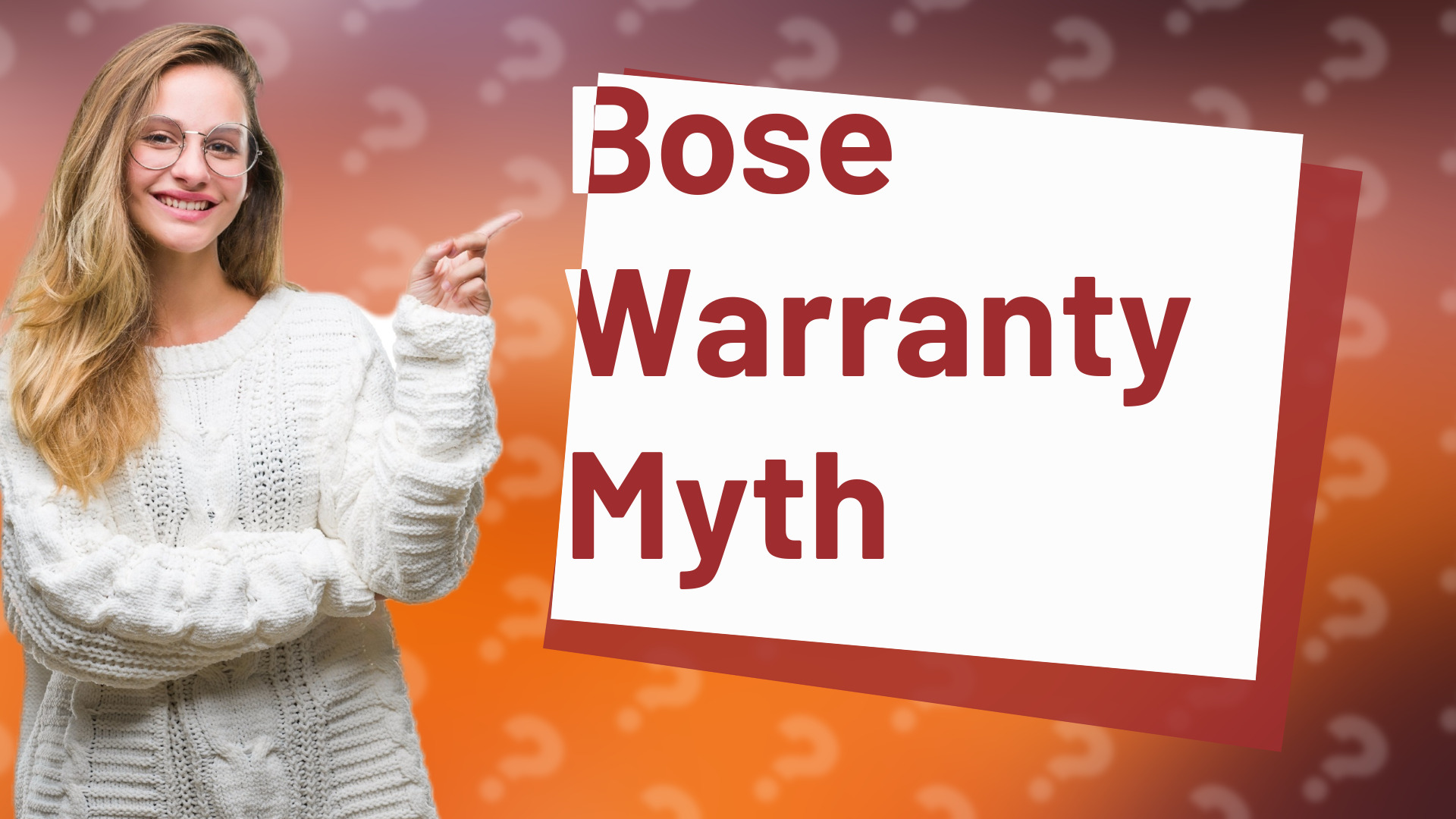 Bose Warranty Myth