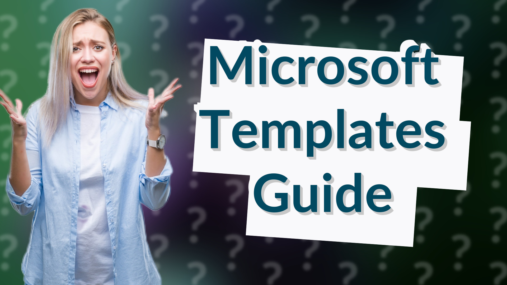 Microsoft Templates Guide