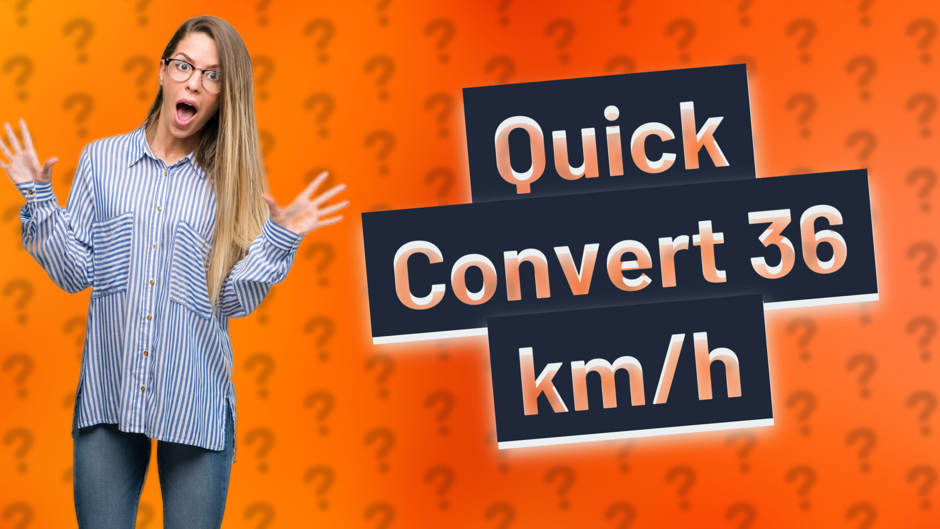 Quick Convert 36 km/h