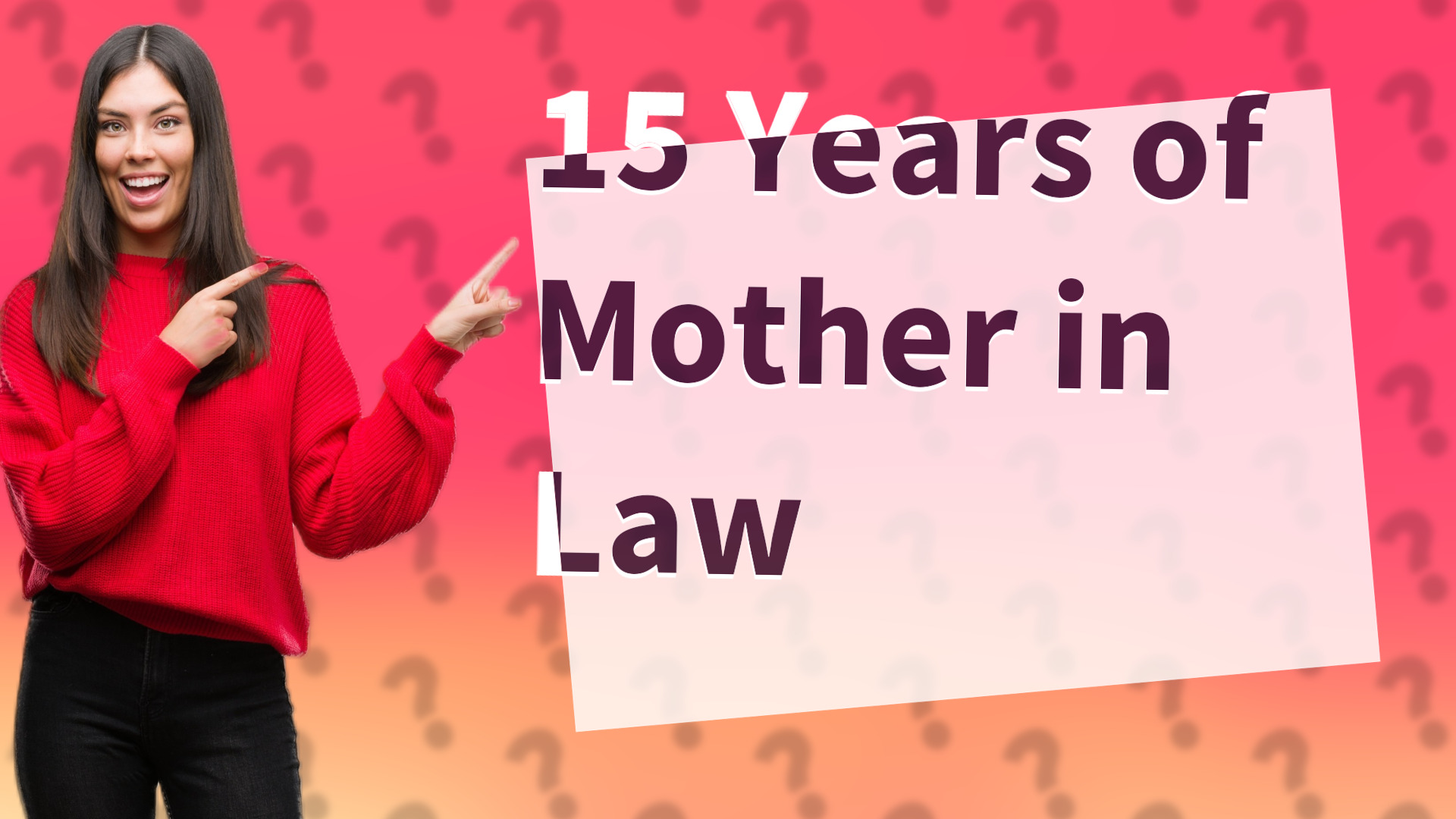 15 Years of Mother in Law