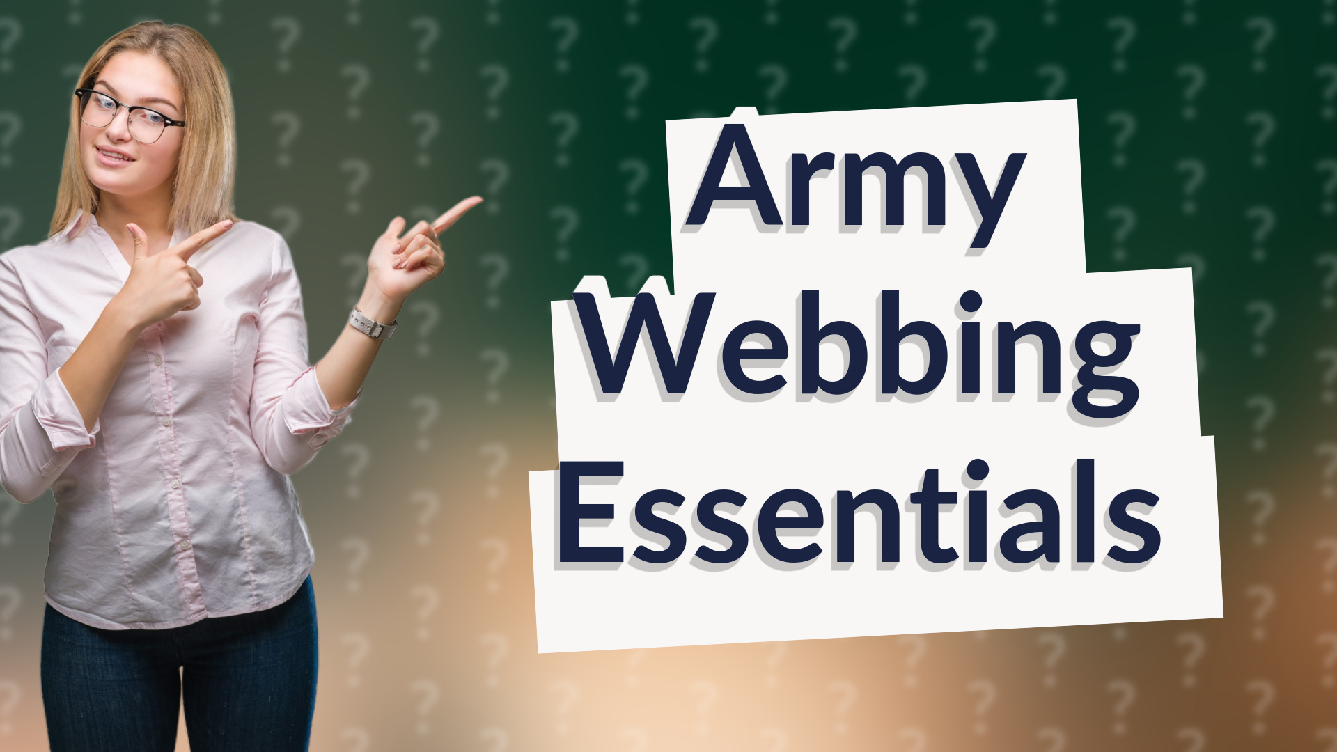Army Webbing Essentials