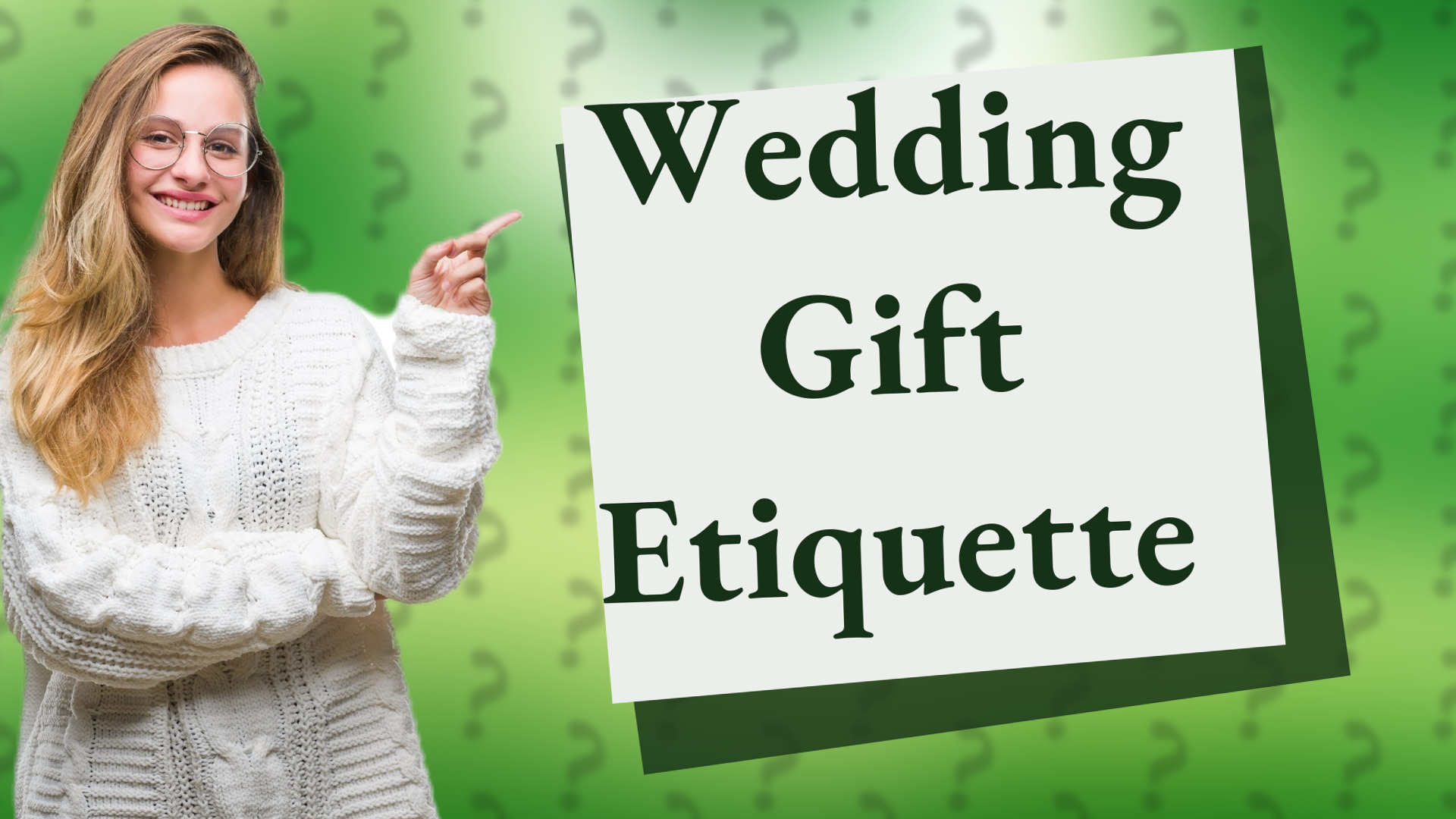 Wedding Gift Etiquette