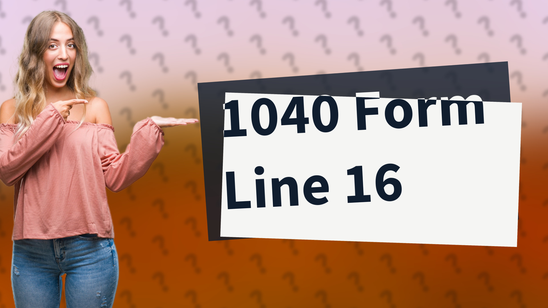 1040 Form Line 16