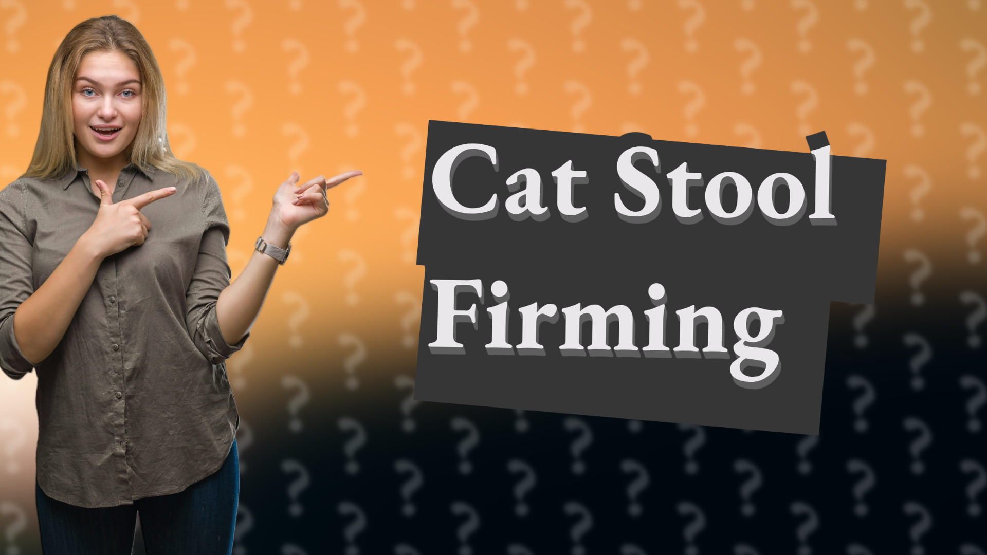 Cat Stool Firming