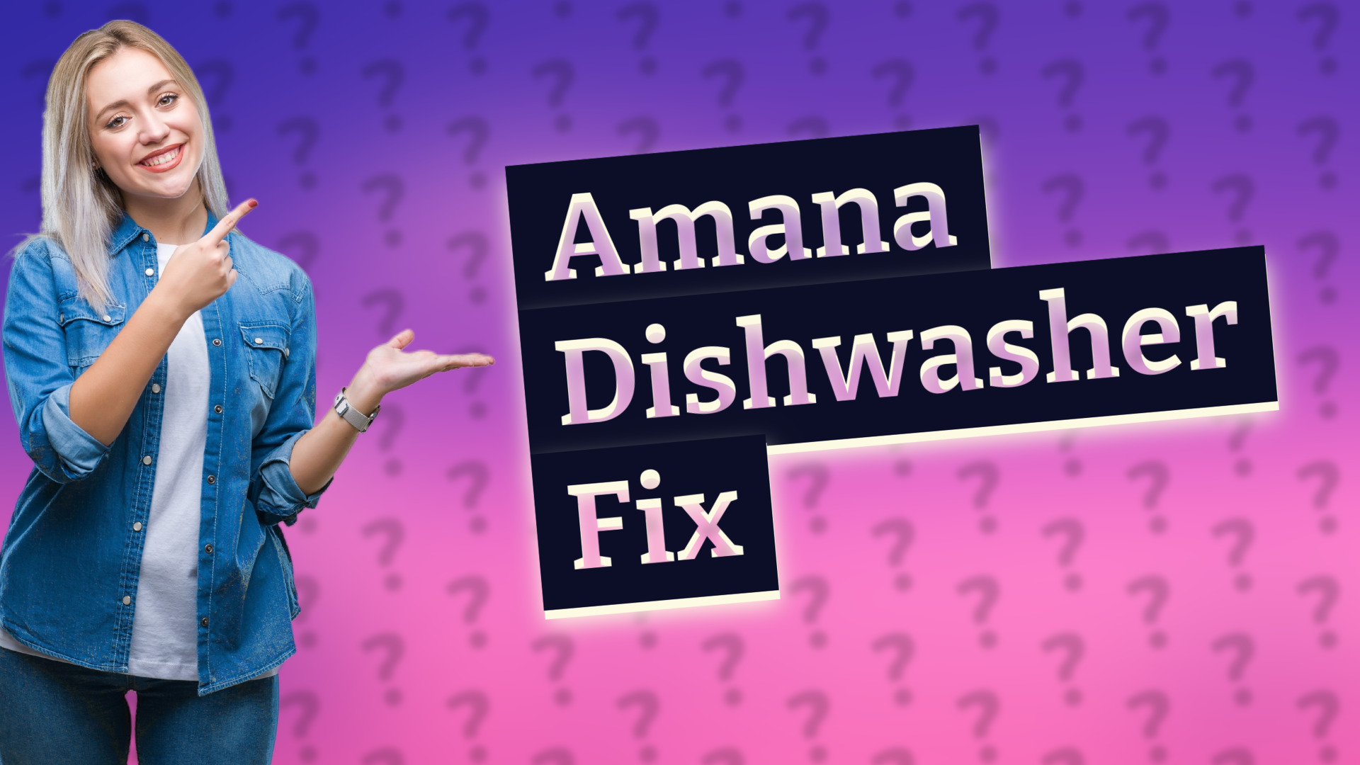 Amana Dishwasher Fix