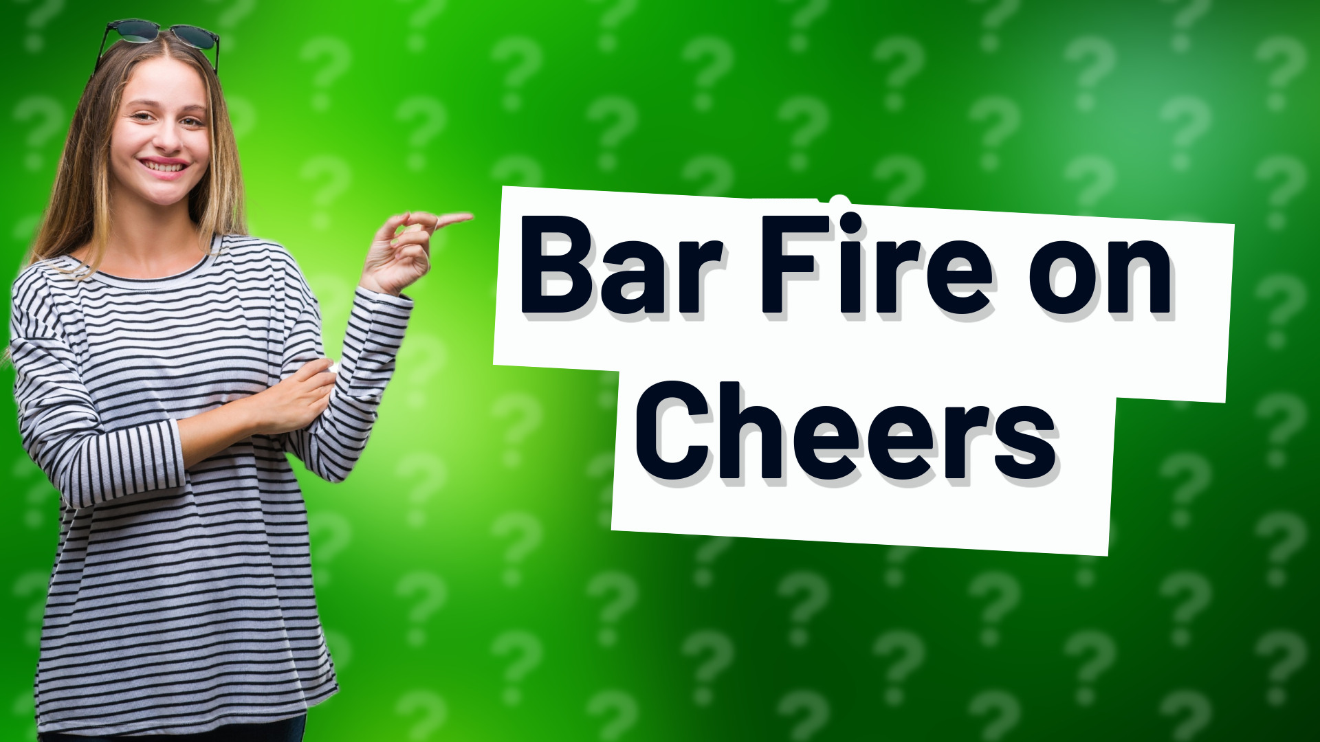 Bar Fire on Cheers