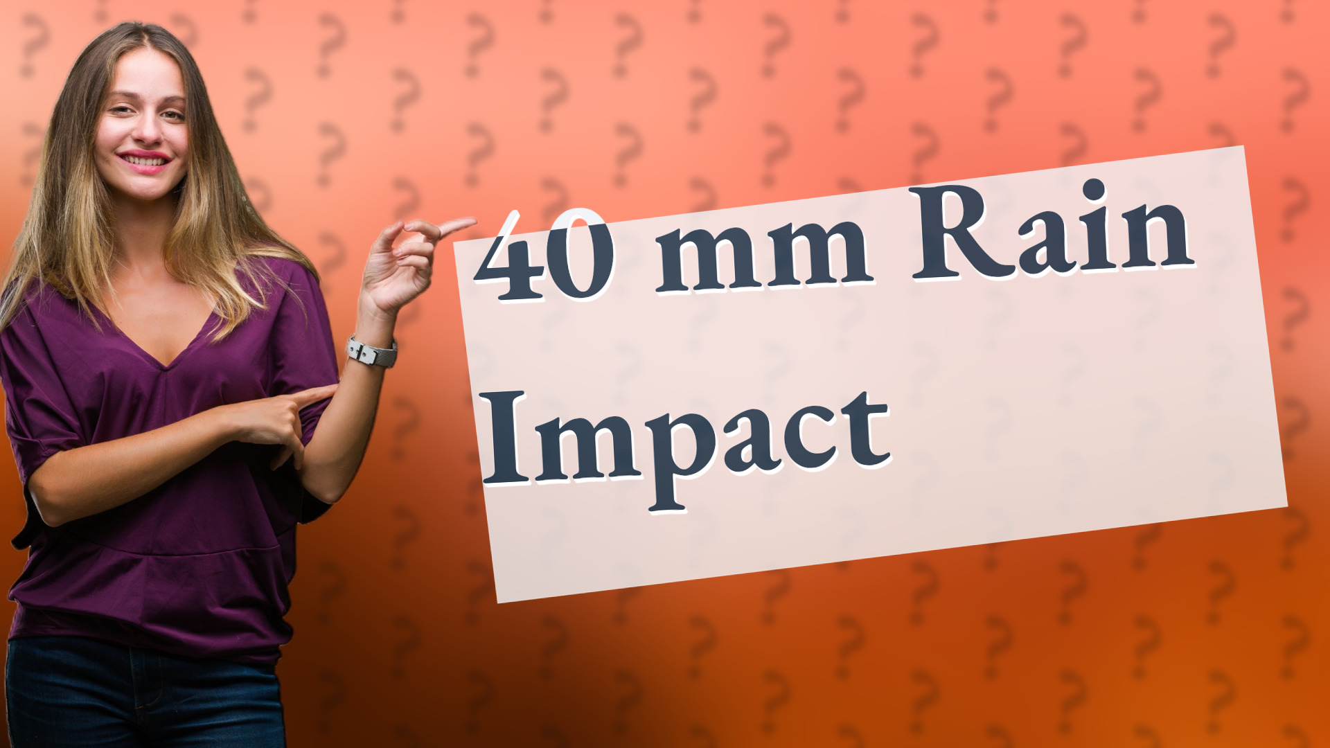 40 mm Rain Impact