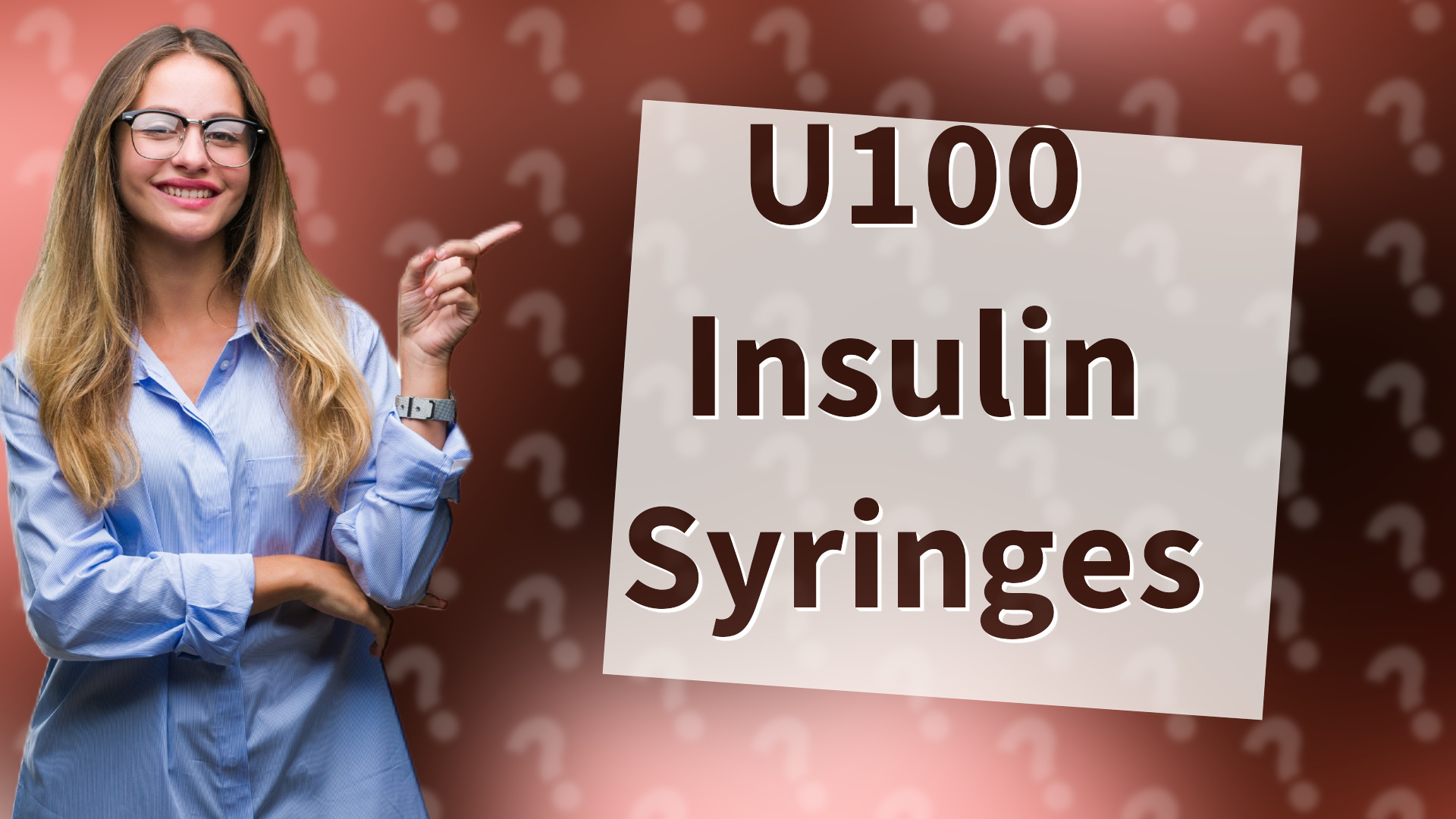 U100 Insulin Syringes