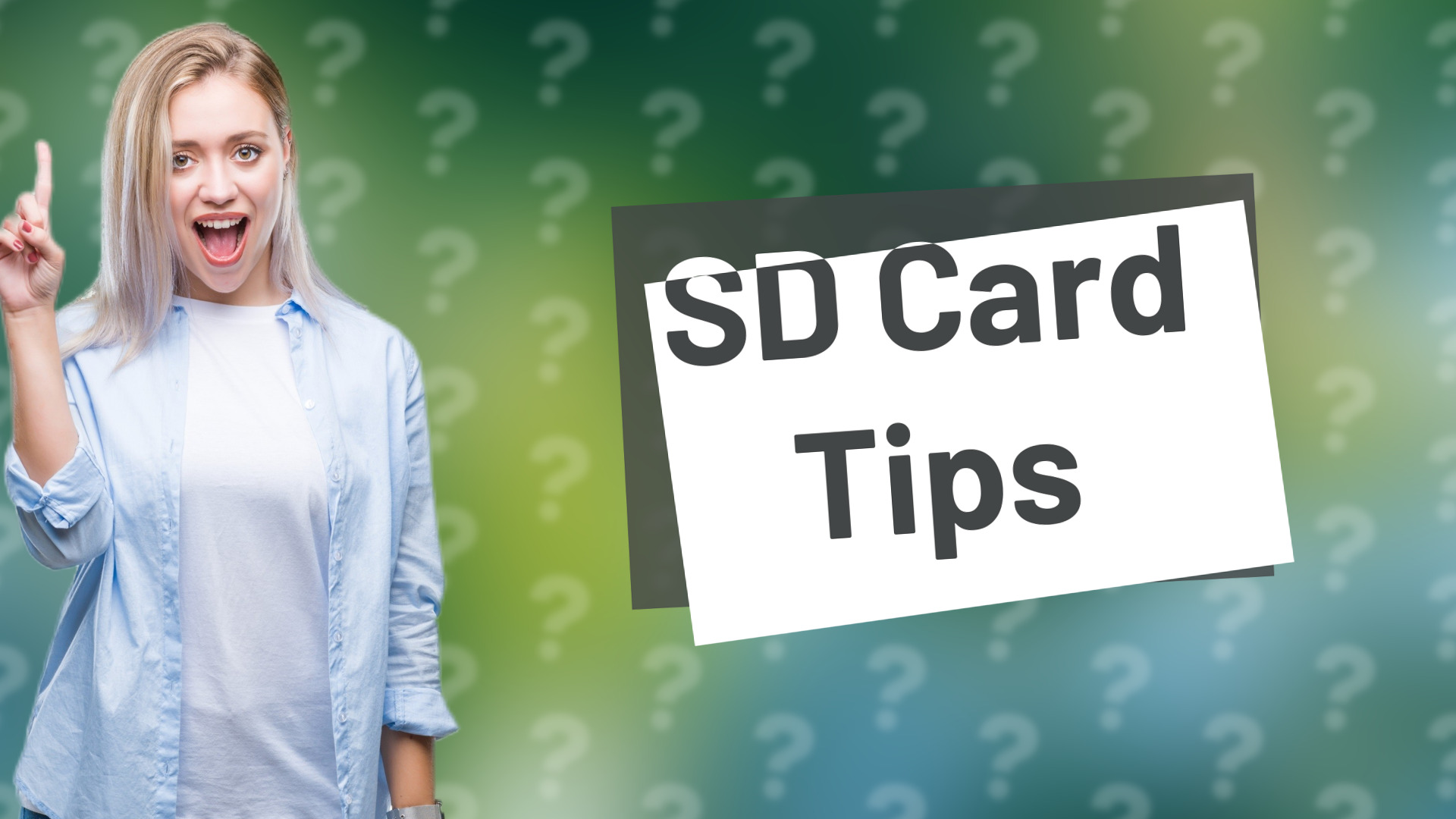 SD Card Tips