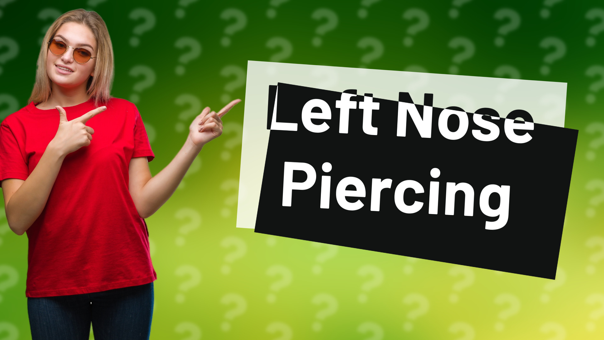 Left Nose Piercing