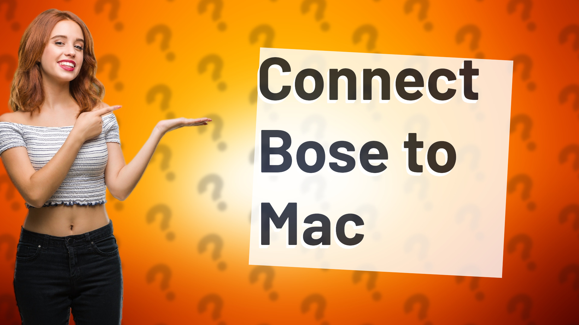 Connect Bose to Mac
