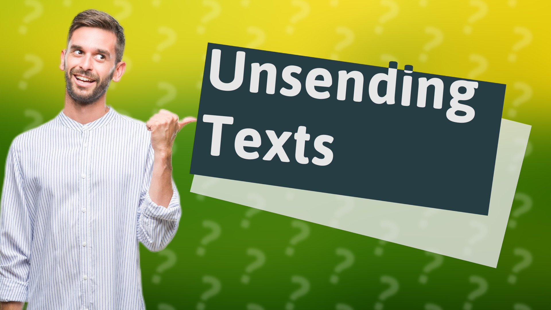 Unsending Texts