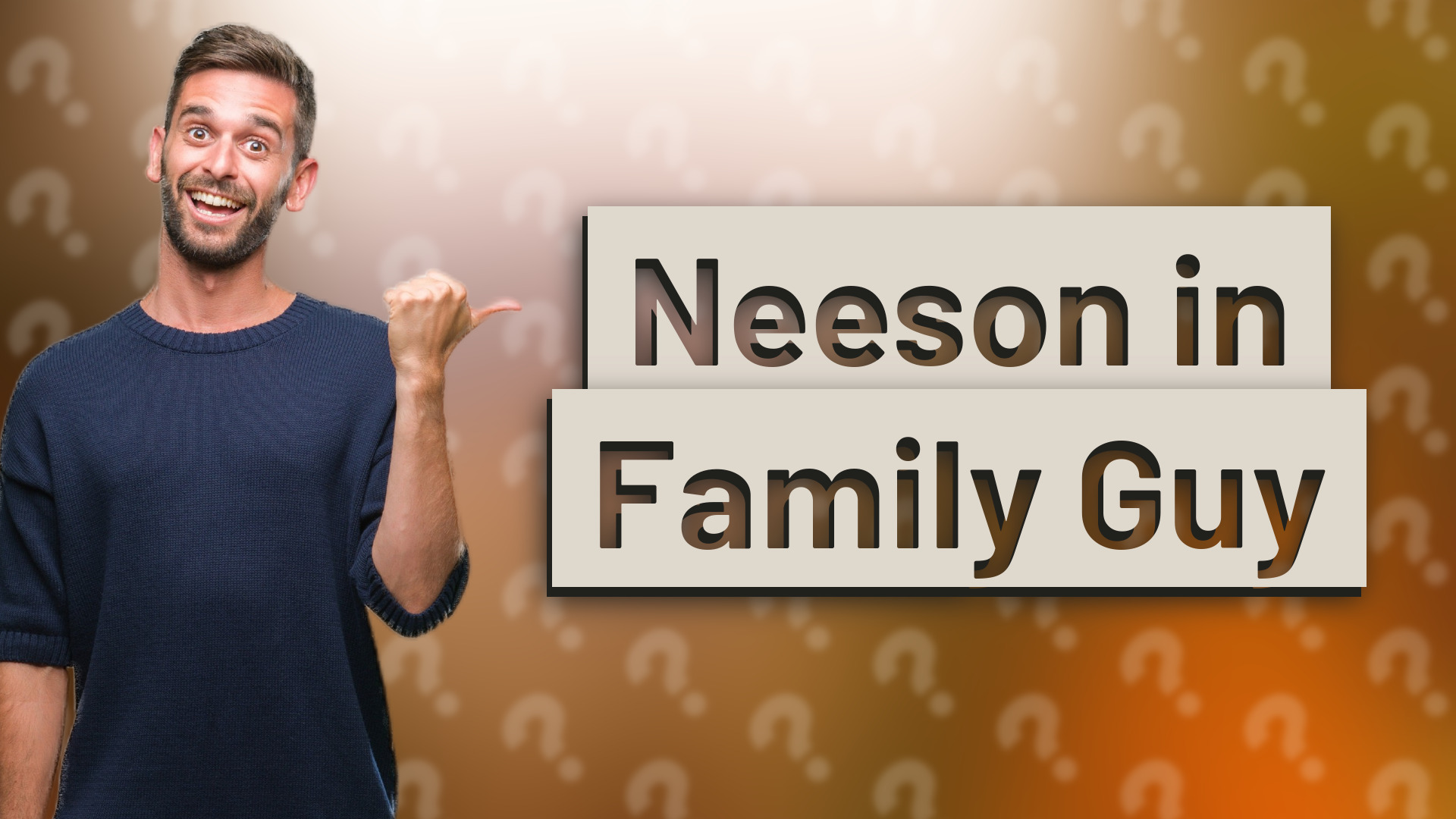 Neeson in Family Guy