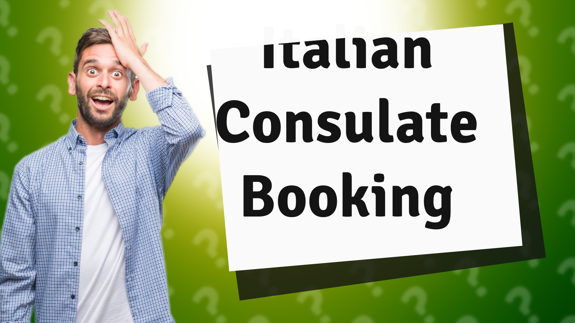 Italian Consulate Booking