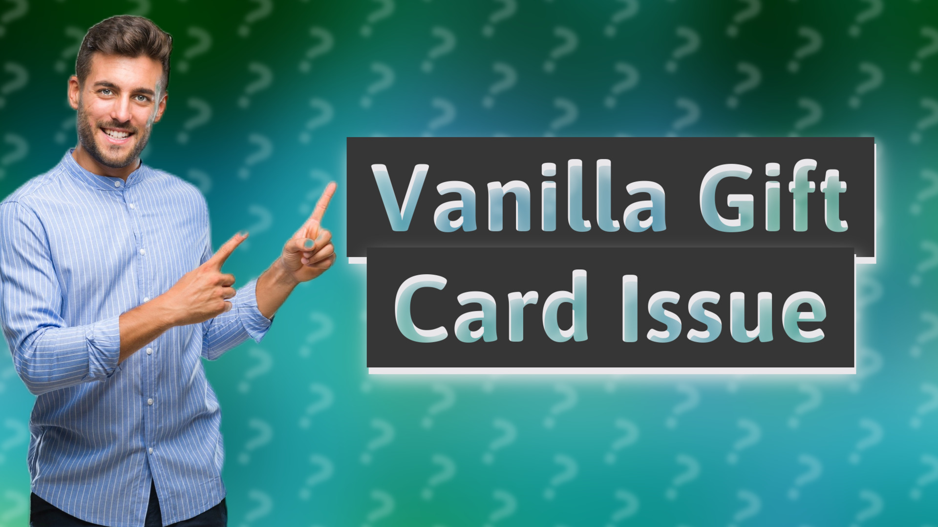 Vanilla Gift Card Issue