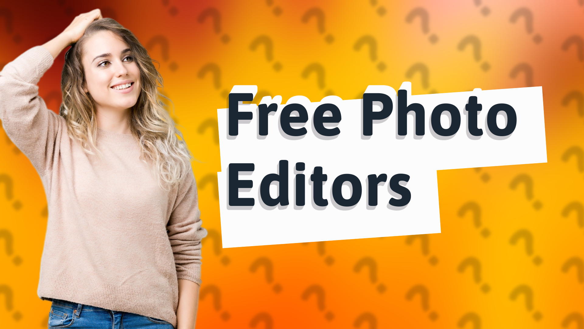 Free Photo Editors