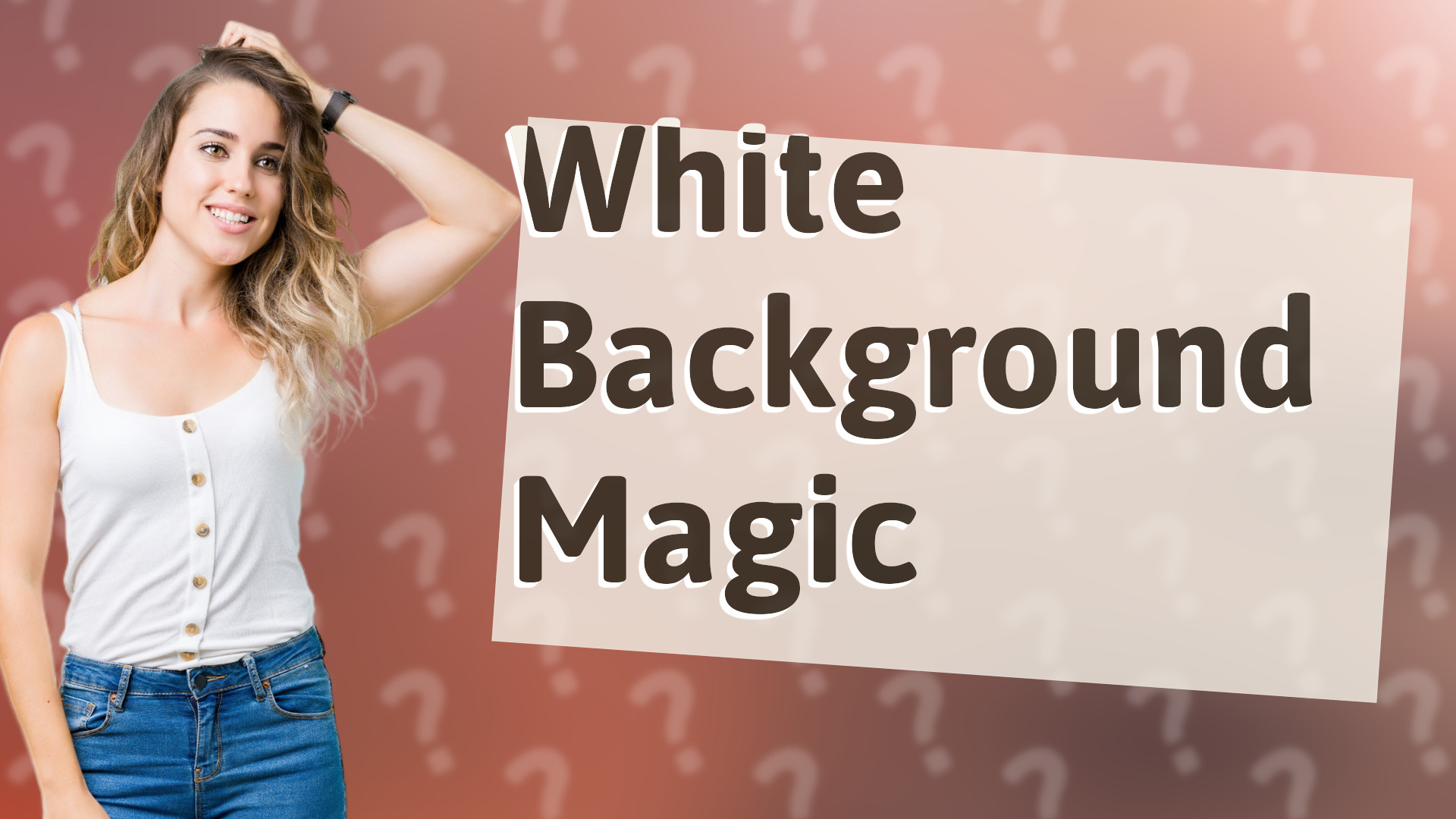 White Background Magic