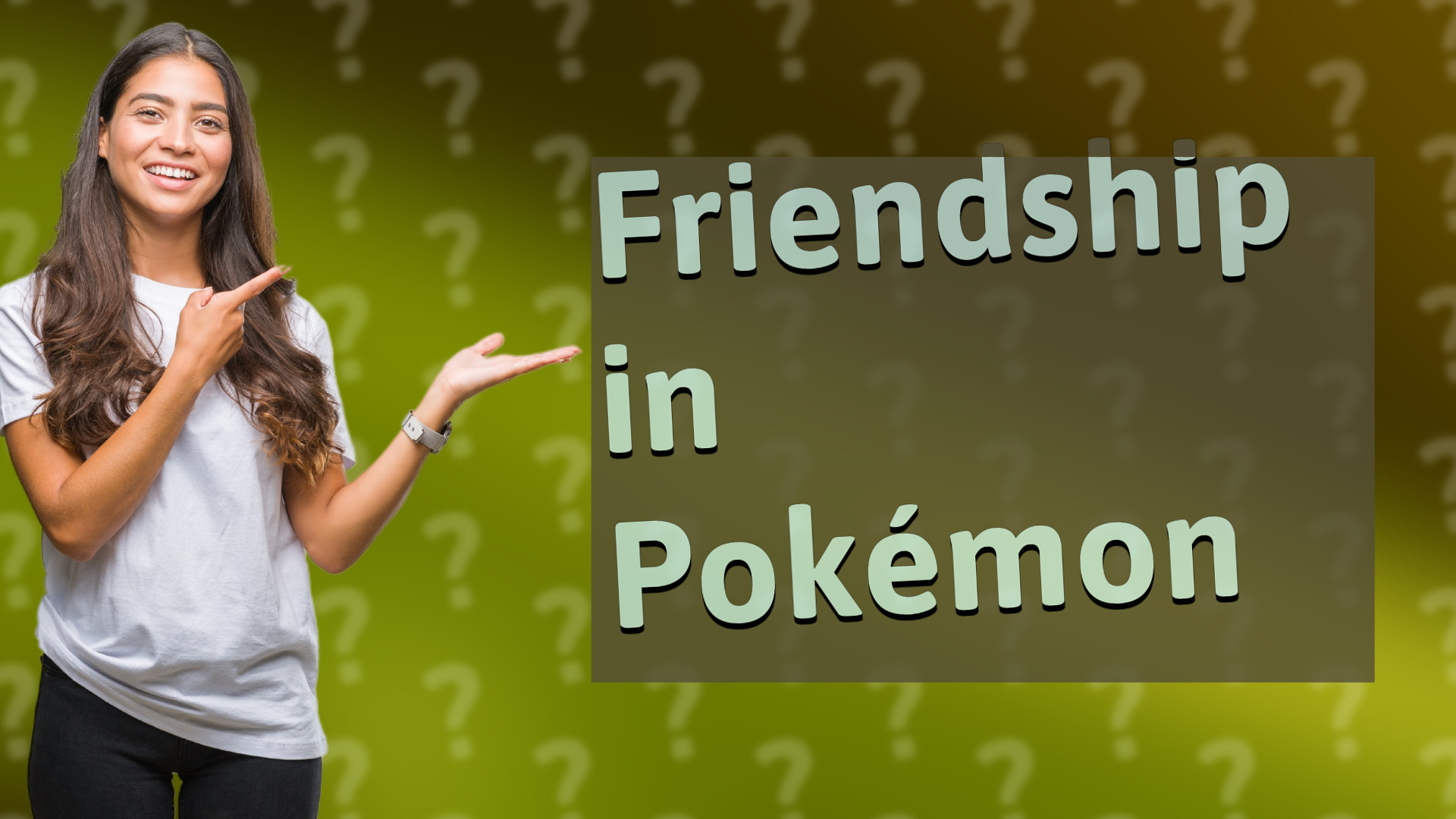 Friendship in Pokémon