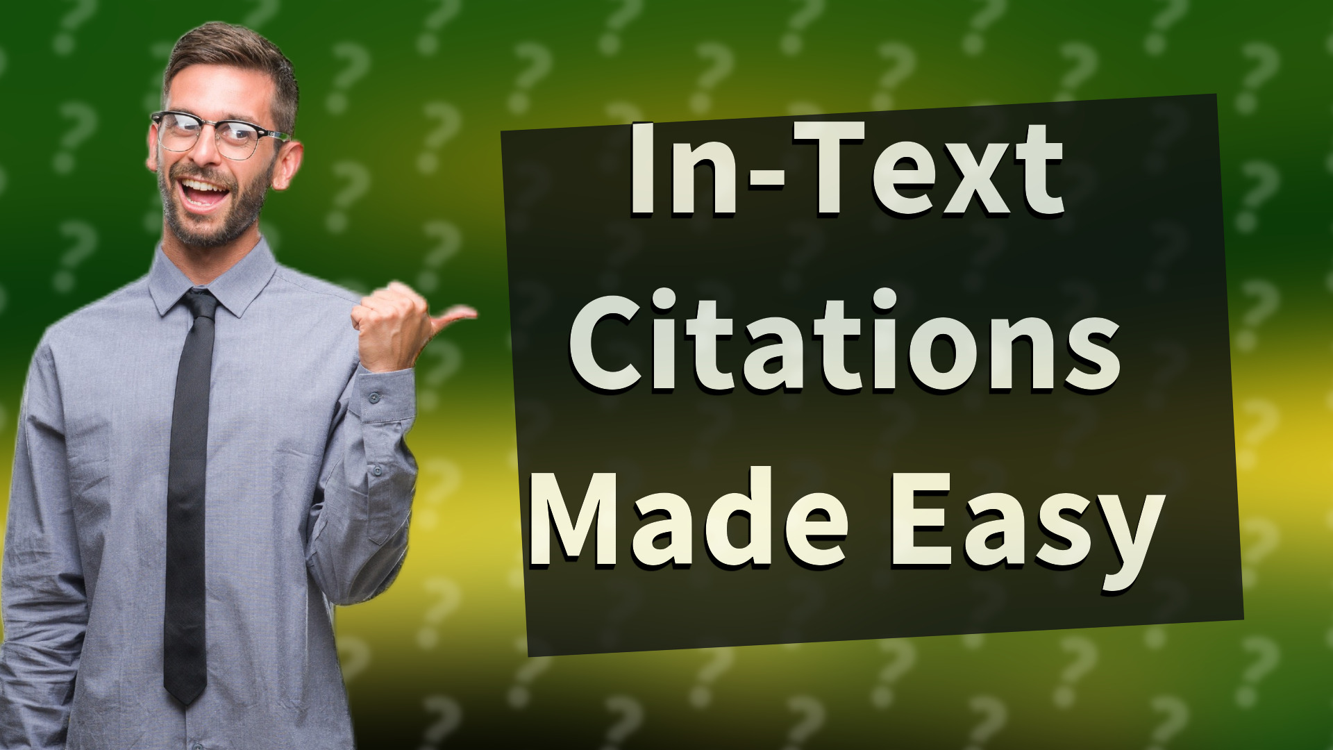 In-Text Citations Made Easy
