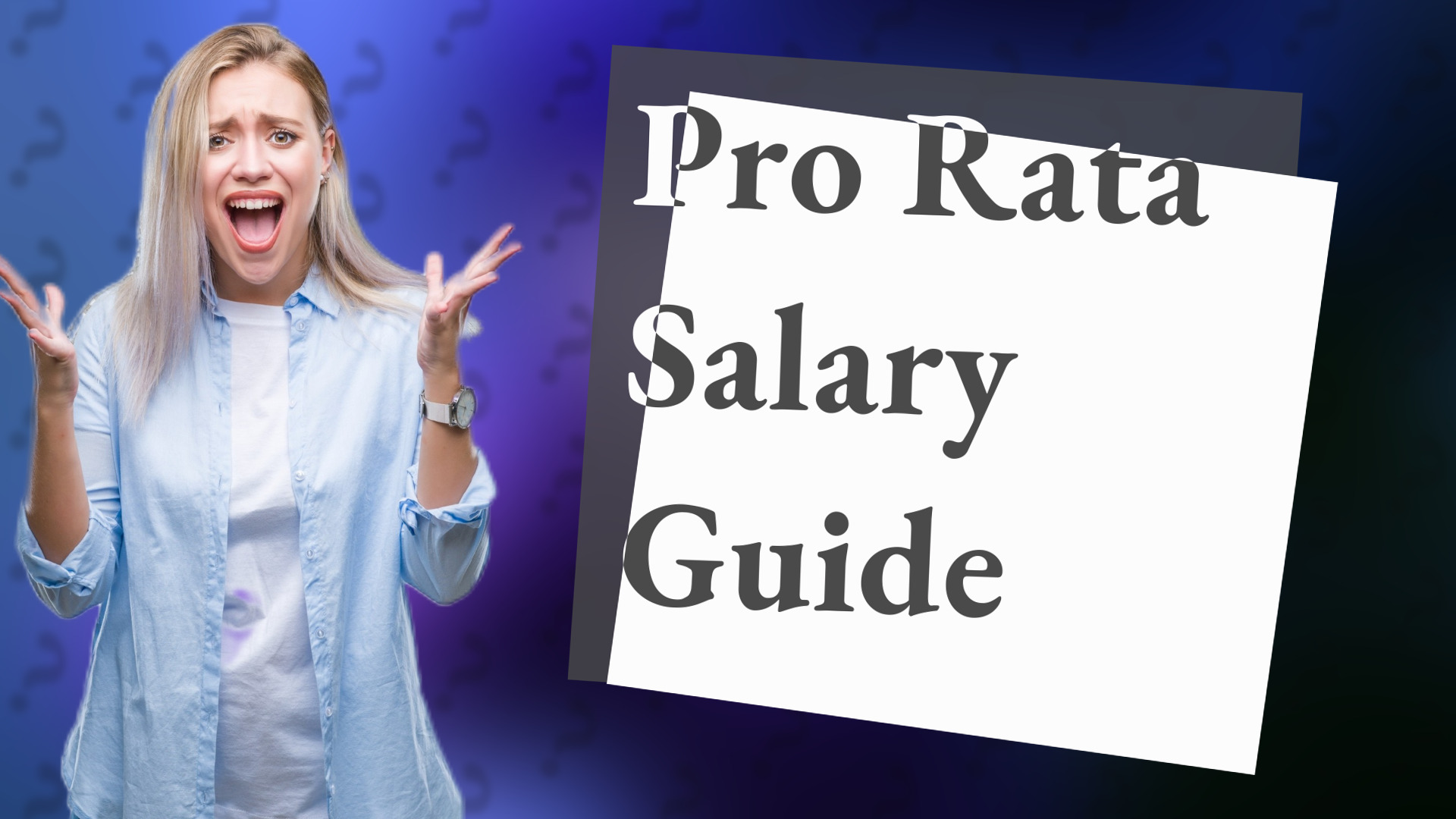 Pro Rata Salary Guide
