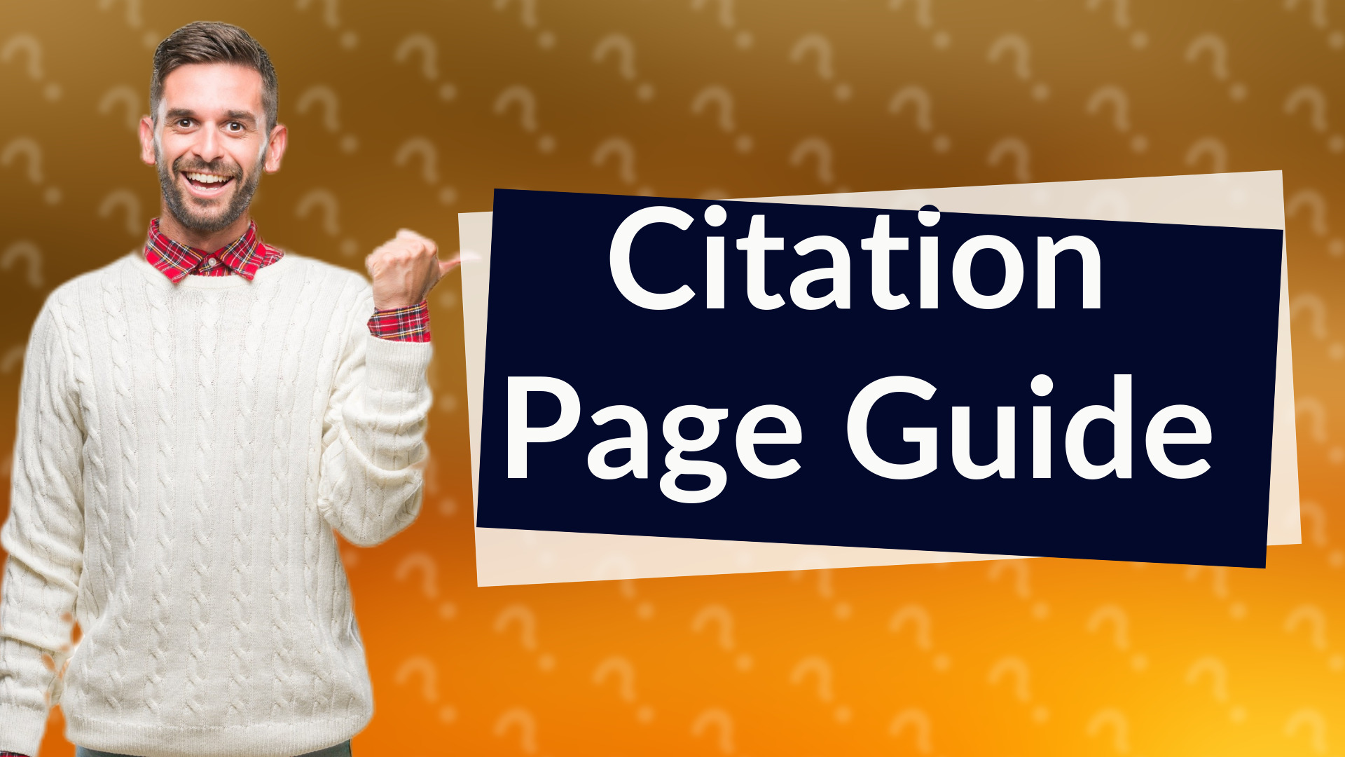 Citation Page Guide