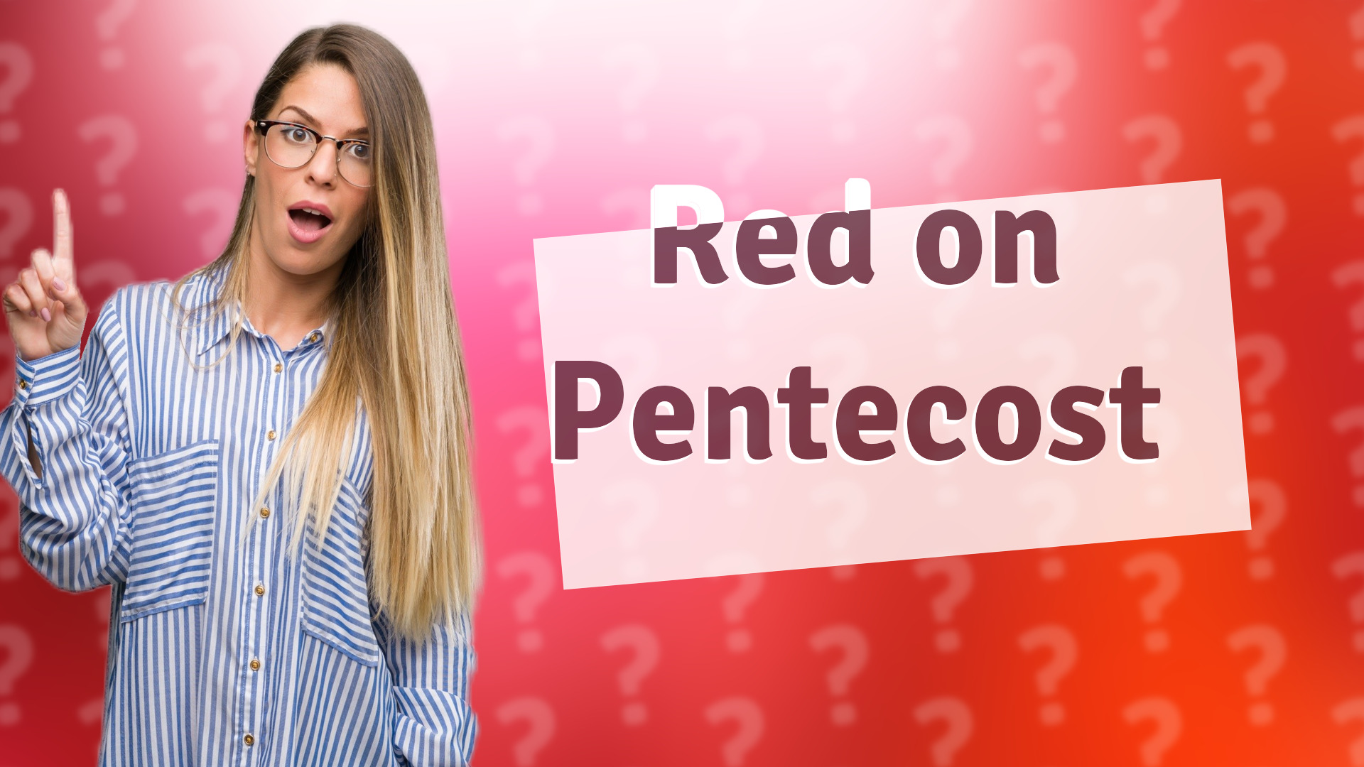 Red on Pentecost