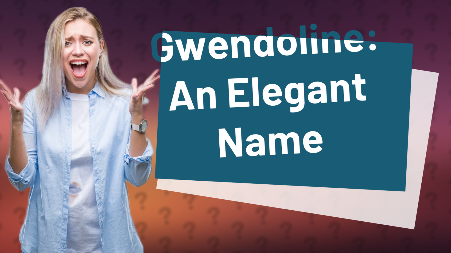 Gwendoline: An Elegant Name