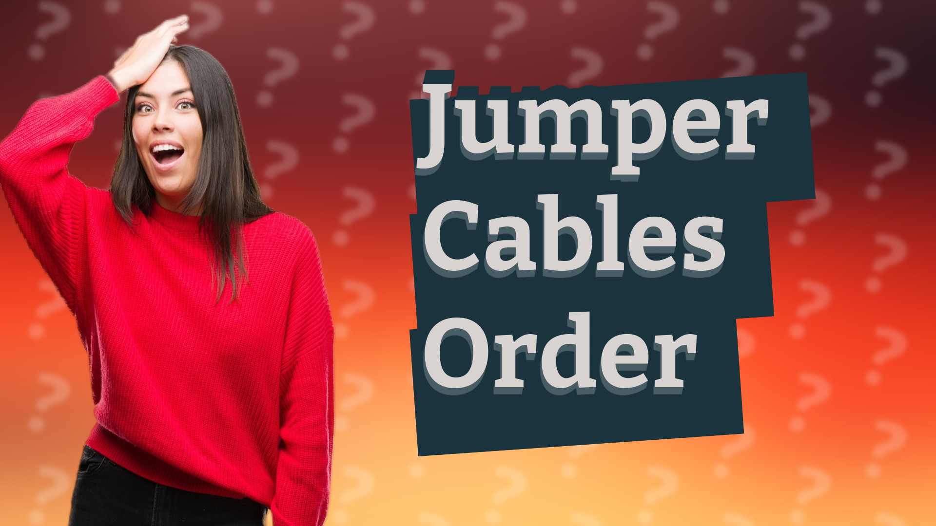 Jumper Cables Order