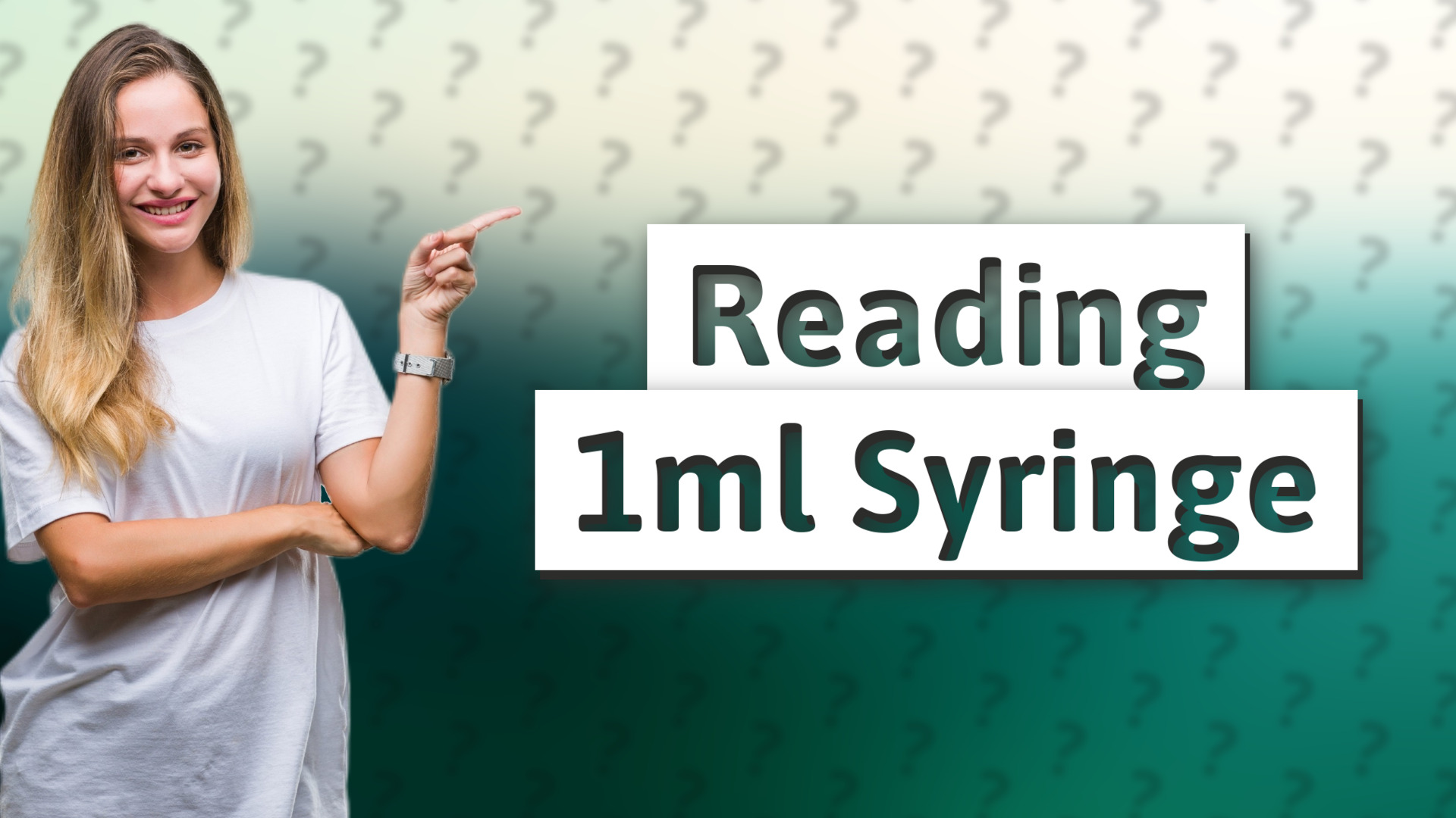 Reading 1ml Syringe