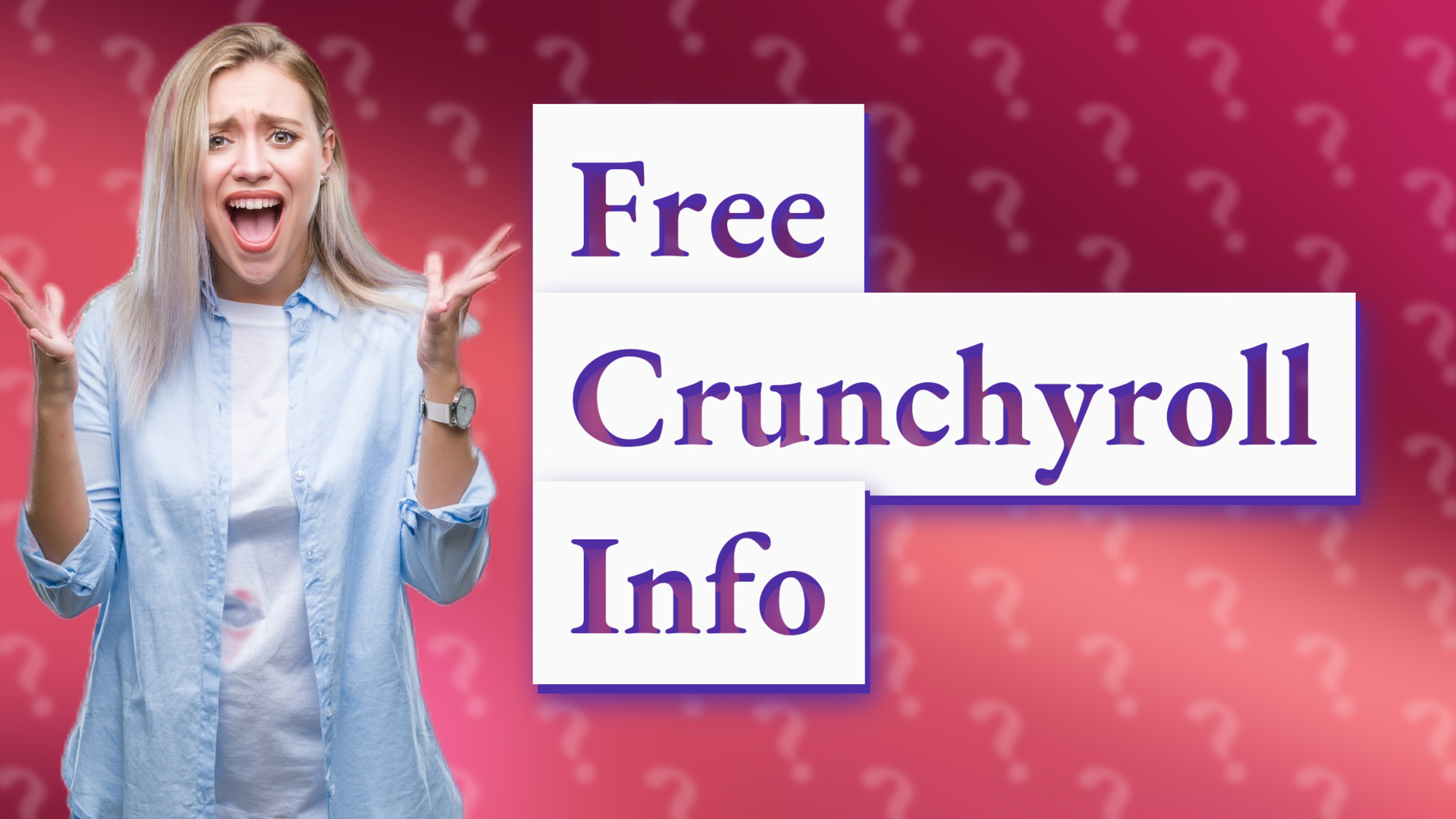 Free Crunchyroll Info