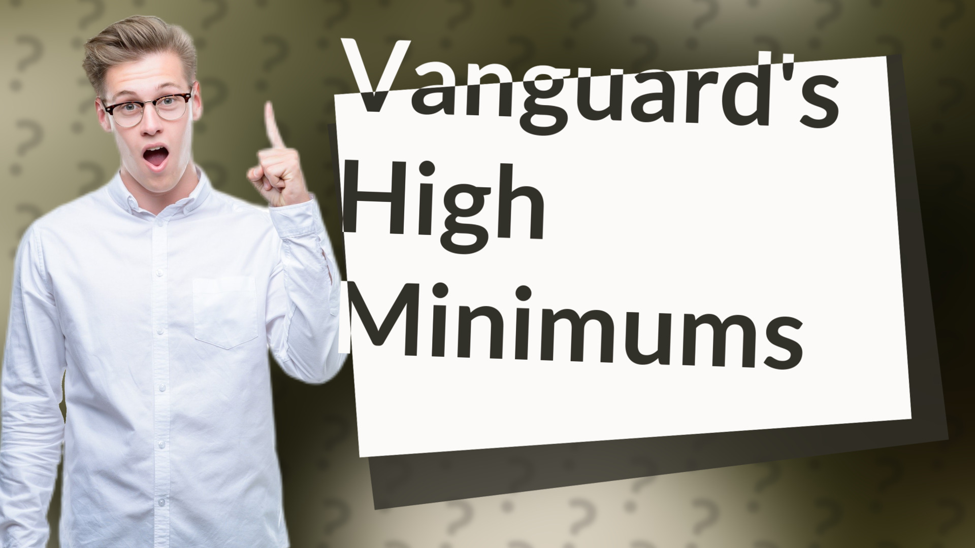 Vanguard's High Minimums