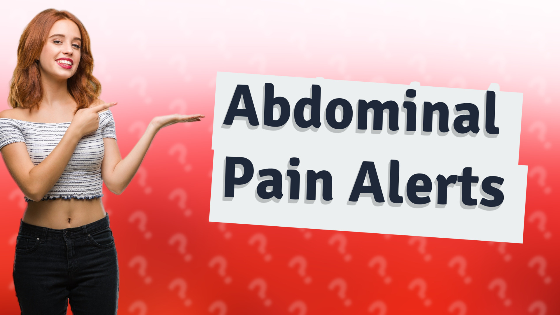 Abdominal Pain Alerts