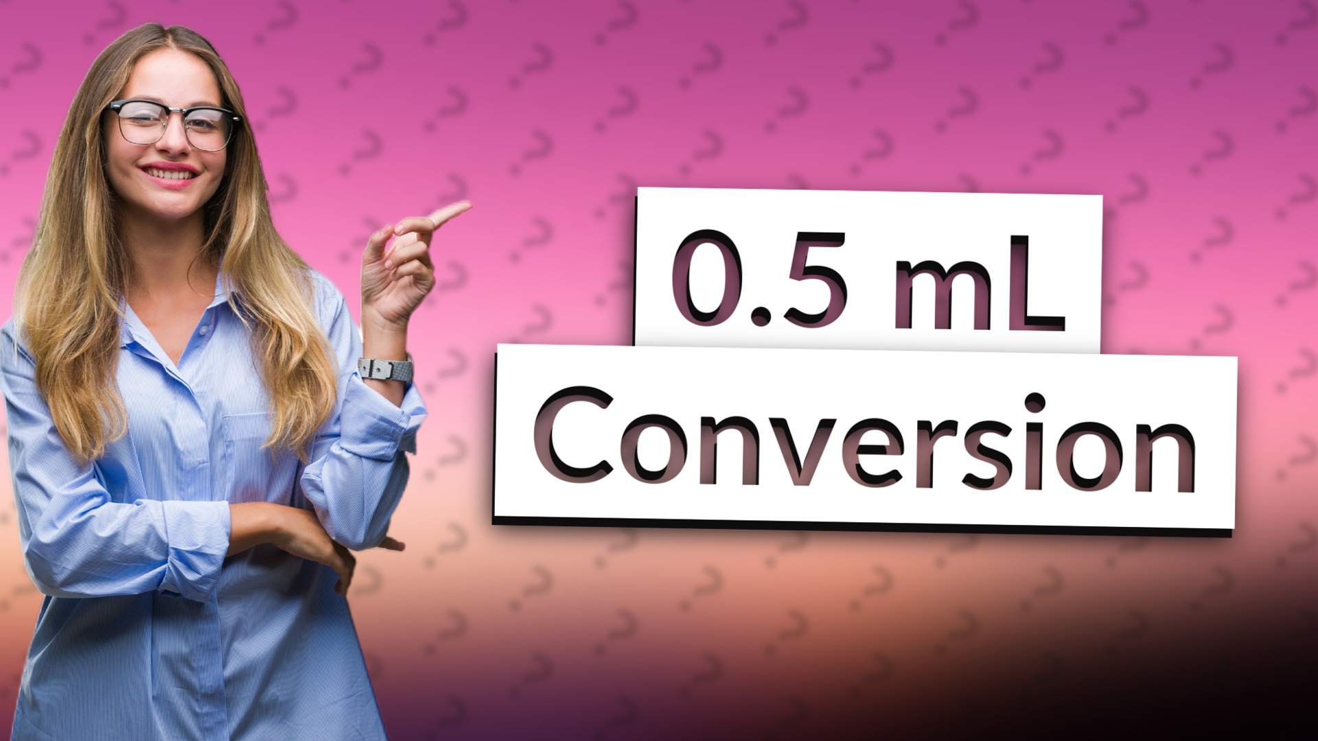 0.5 mL Conversion
