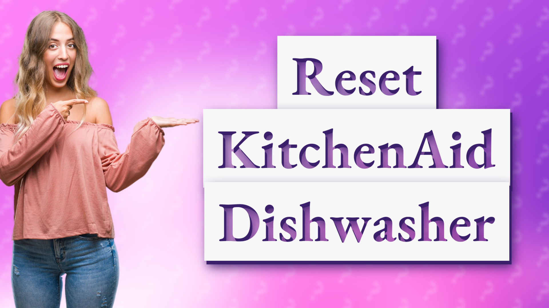 Reset KitchenAid Dishwasher