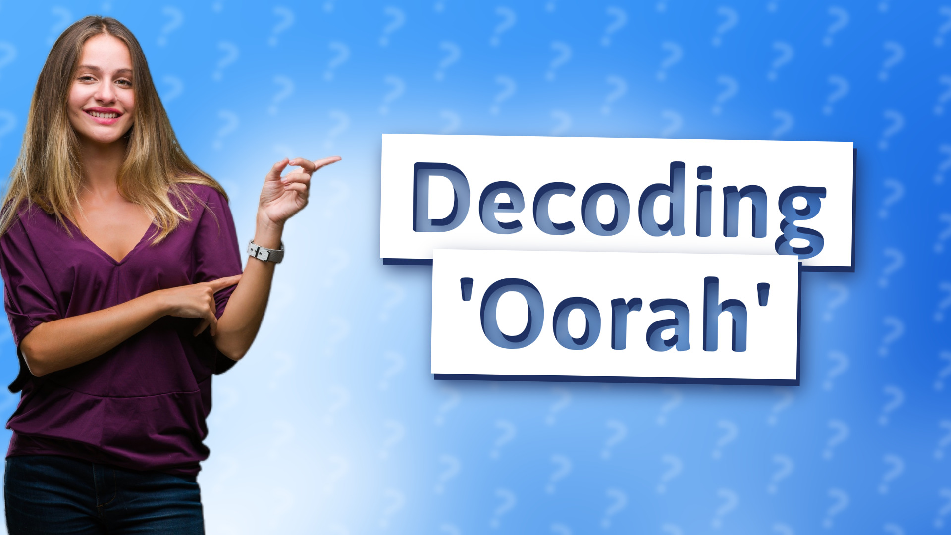 Decoding 'Oorah'